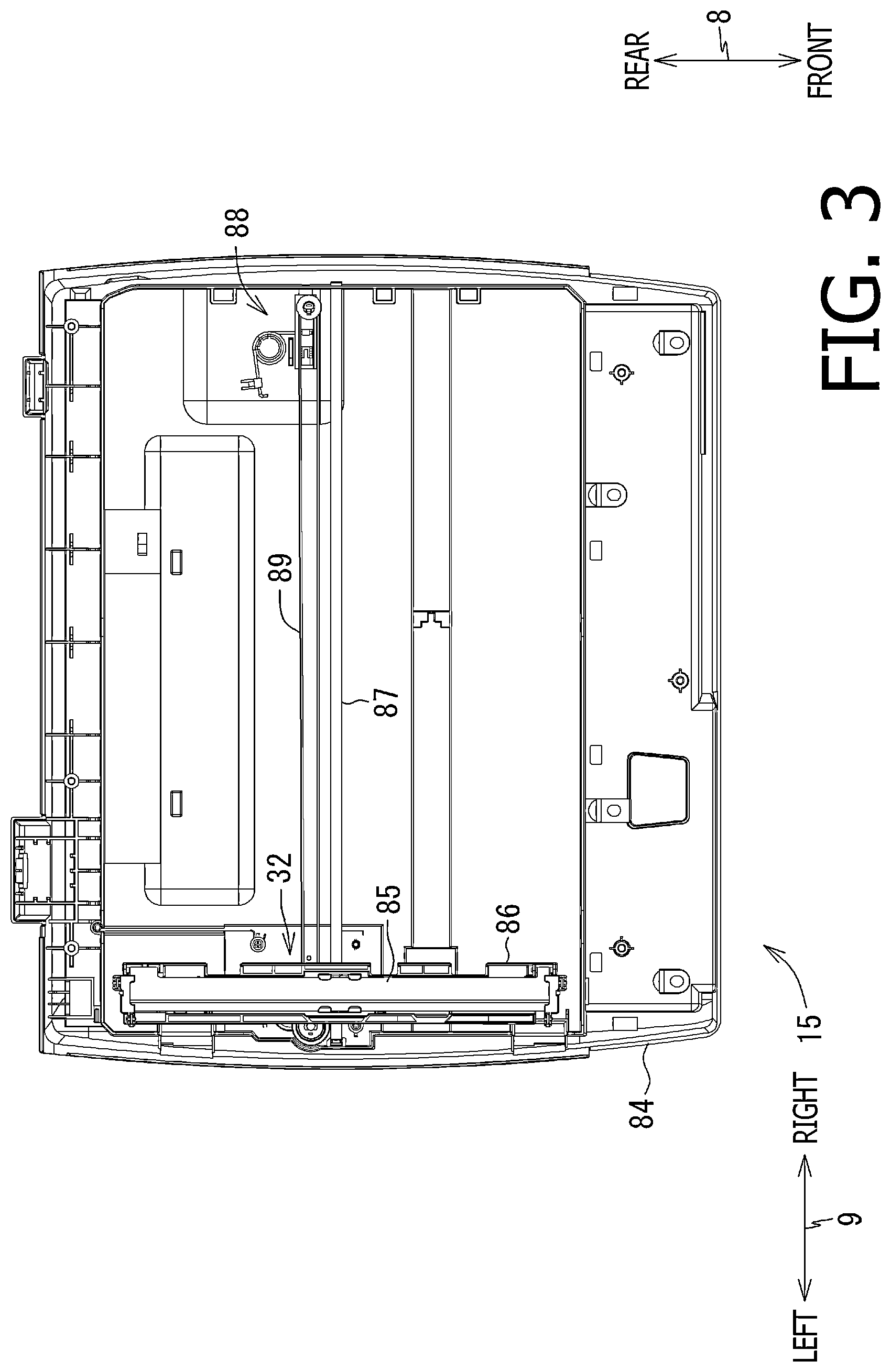 Patent US12309335 Figure 3 – Reading apparatus with sensors located at different positions along a conveyer path