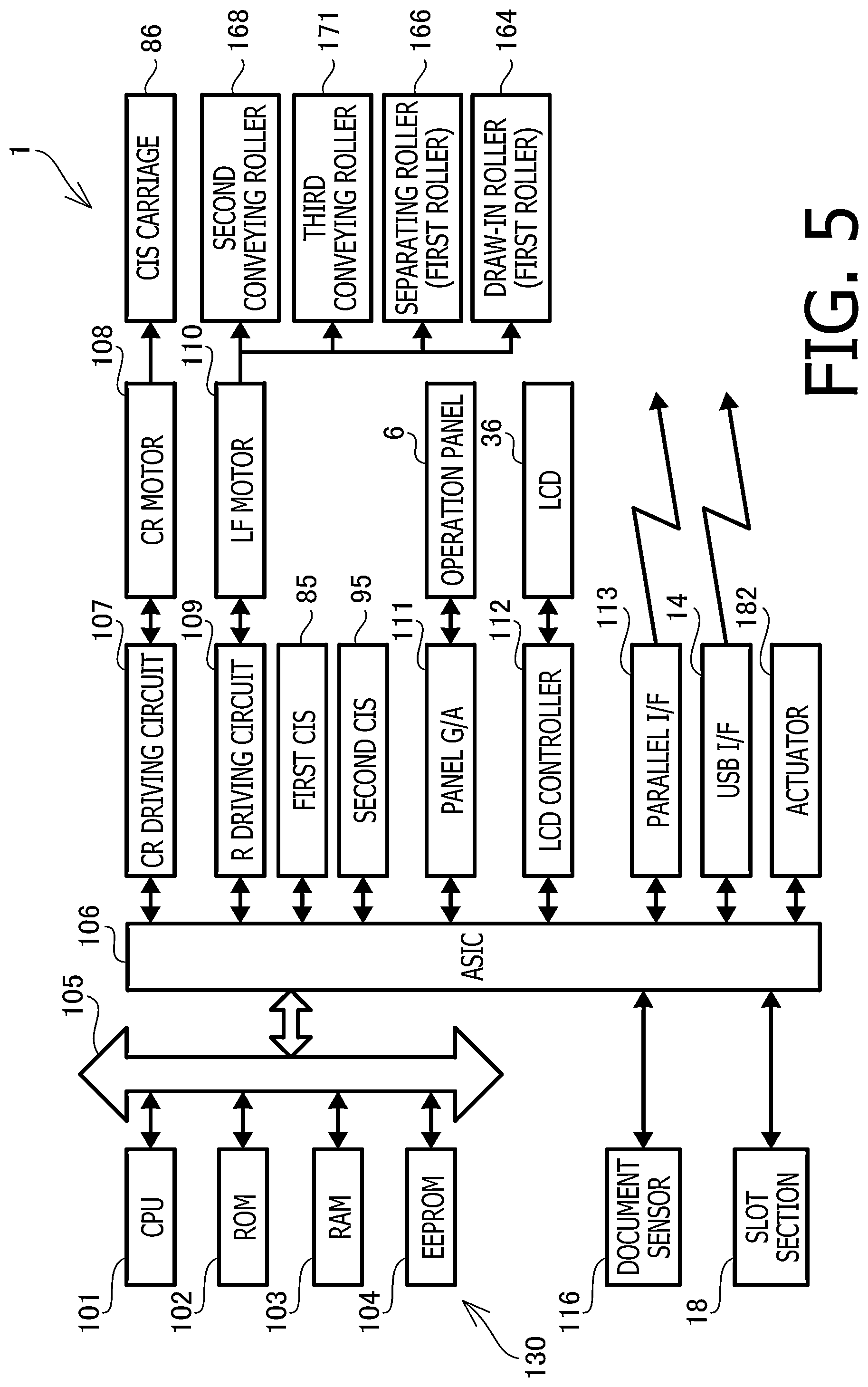 Patent US12309335 Figure 5 – Reading apparatus with sensors located at different positions along a conveyer path