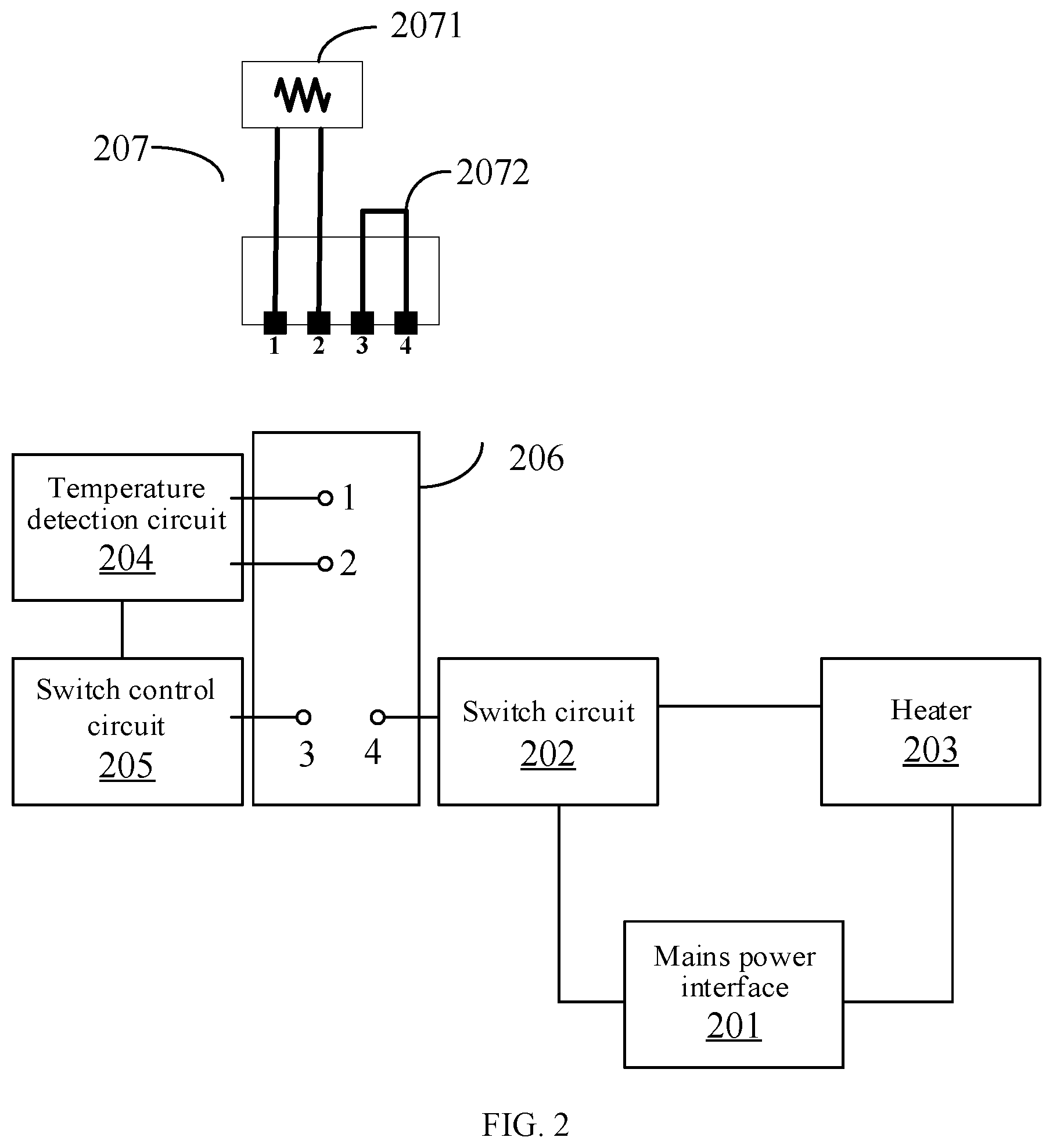 Patent US12309336 Figure 2 – Fixation heating circuit and image forming device
