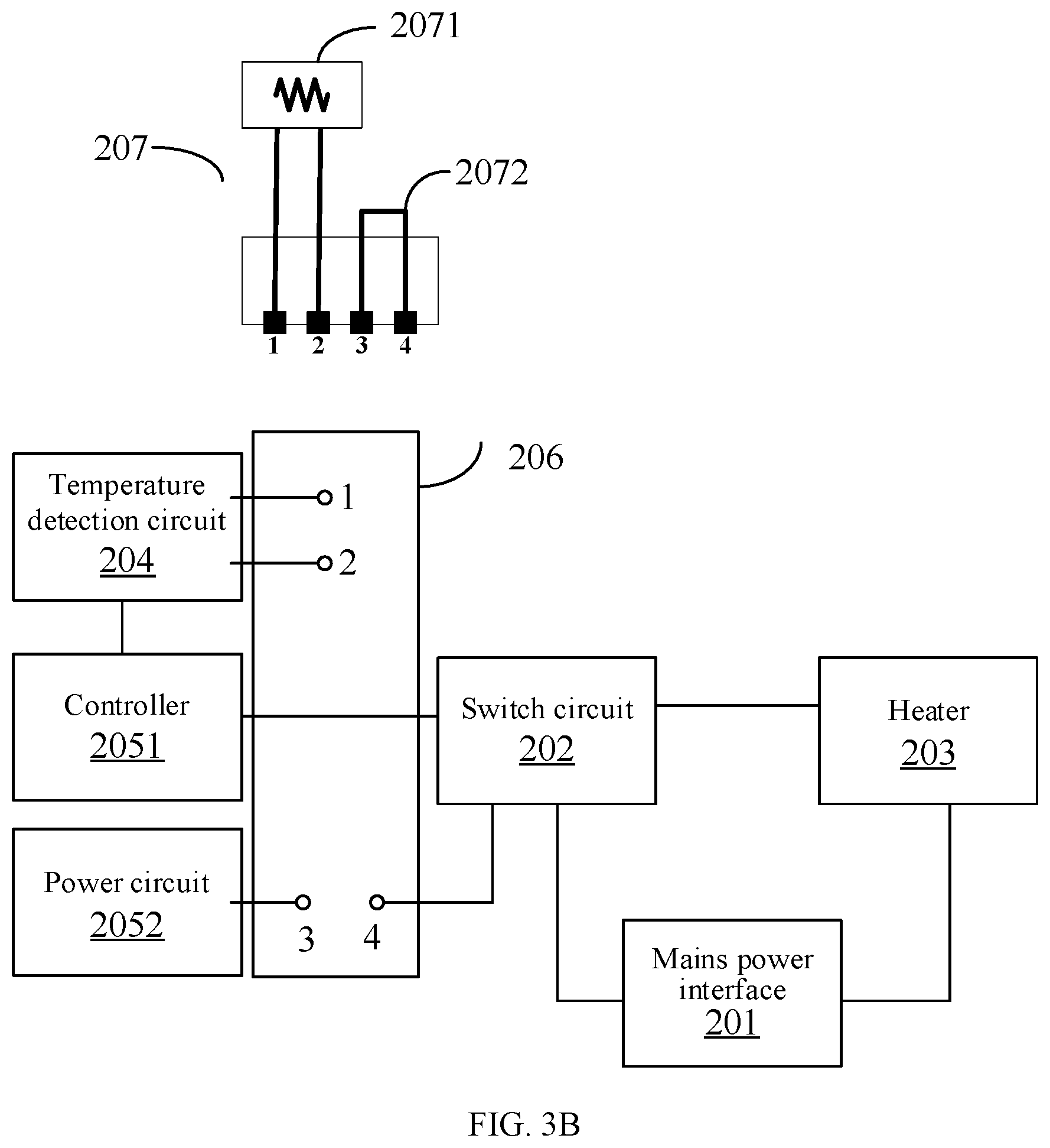 Patent US12309336 Figure 4 – Fixation heating circuit and image forming device