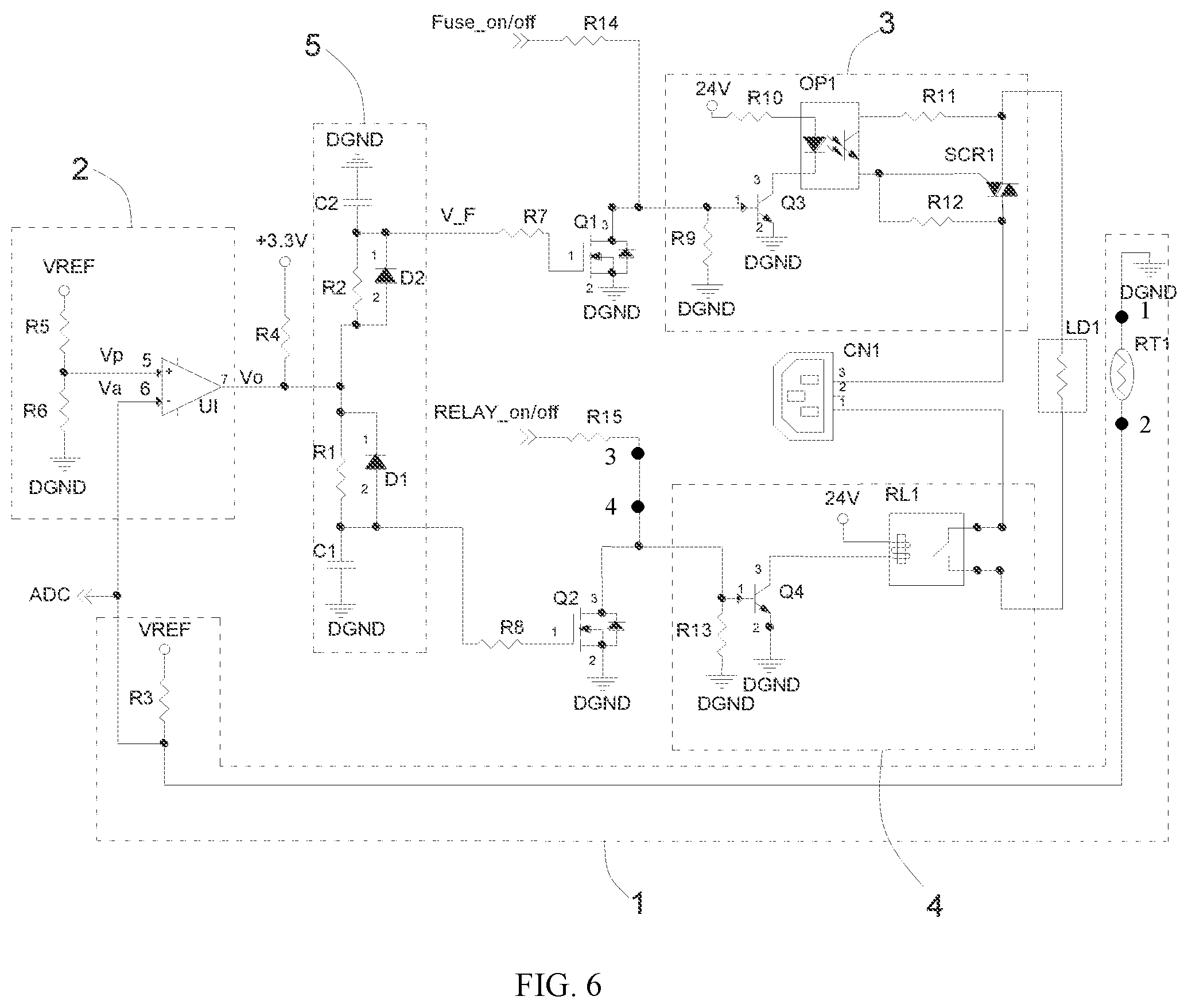 Patent US12309336 Figure 7 – Fixation heating circuit and image forming device