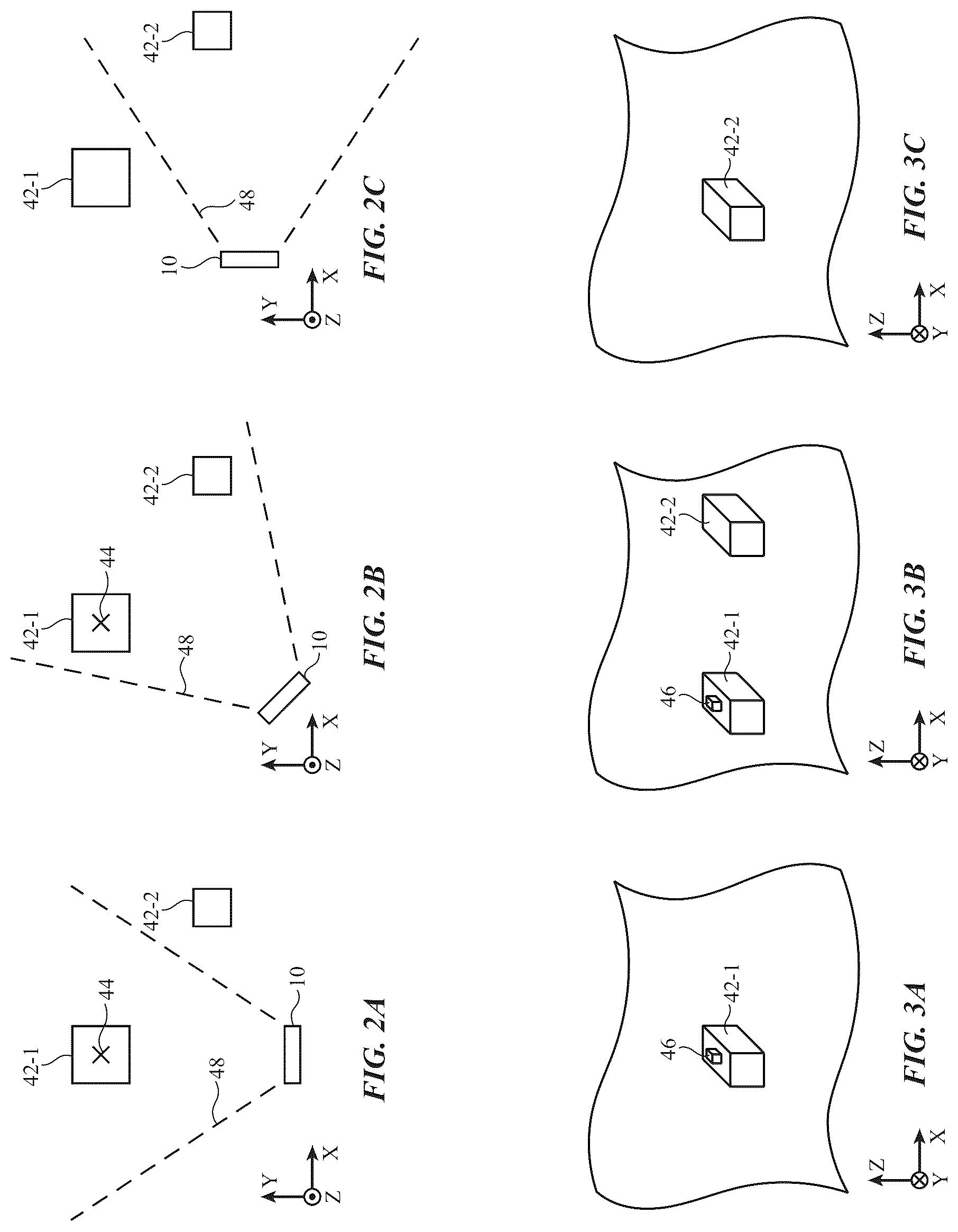 Patent US12309344 Figure 2 – Electronic device that displays virtual objects at different apparent depths
