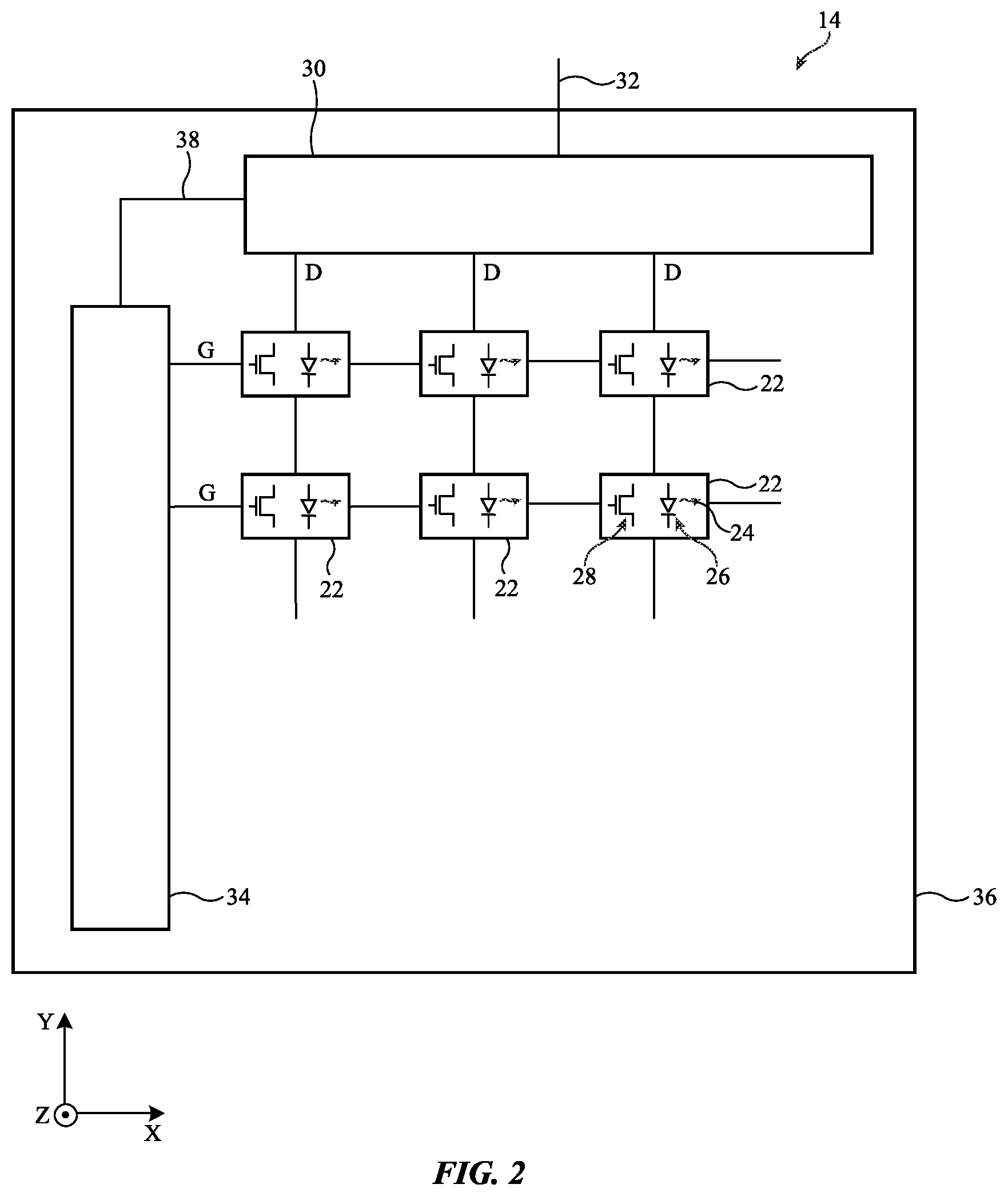 Patent US12309351 Figure 2 – Pixel arrangements for electronic device displays