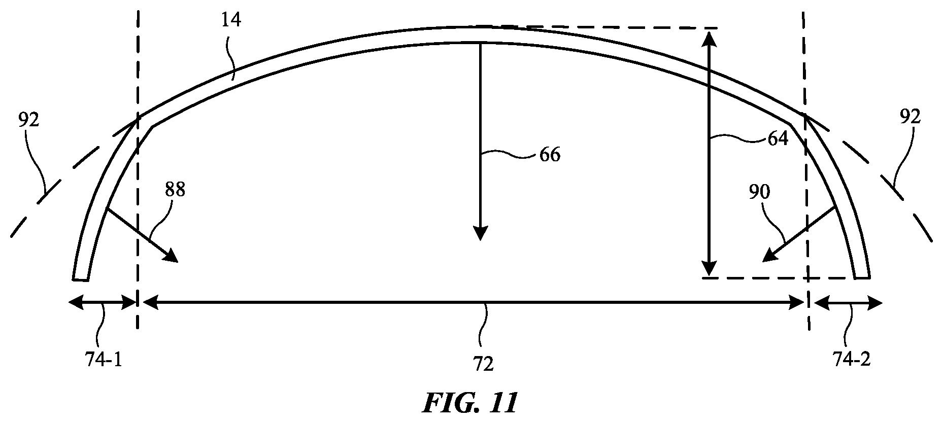 Patent US12309351 Figure 11 – Pixel arrangements for electronic device displays