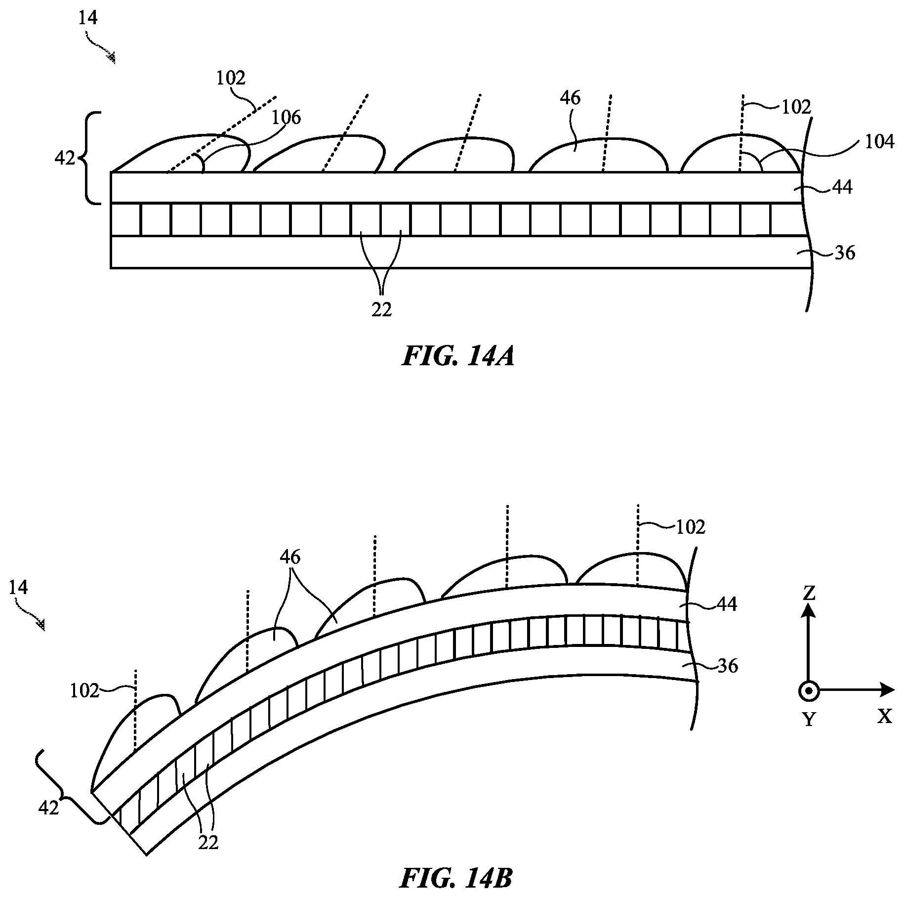Patent US12309351 Figure 13 – Pixel arrangements for electronic device displays