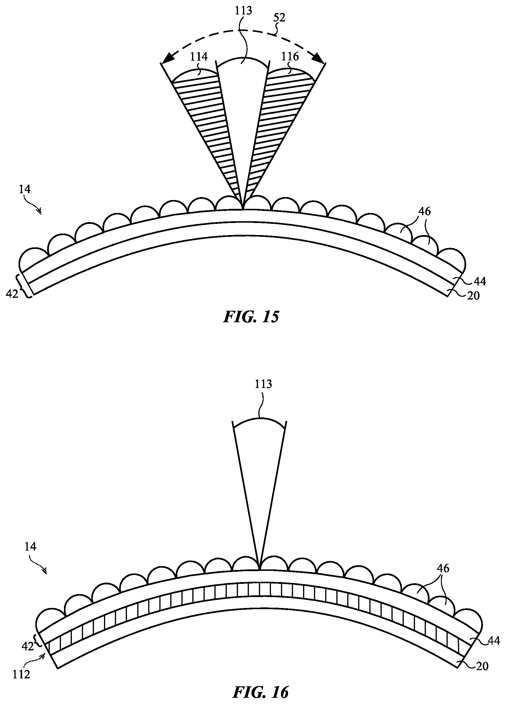 Patent US12309351 Figure 14 – Pixel arrangements for electronic device displays
