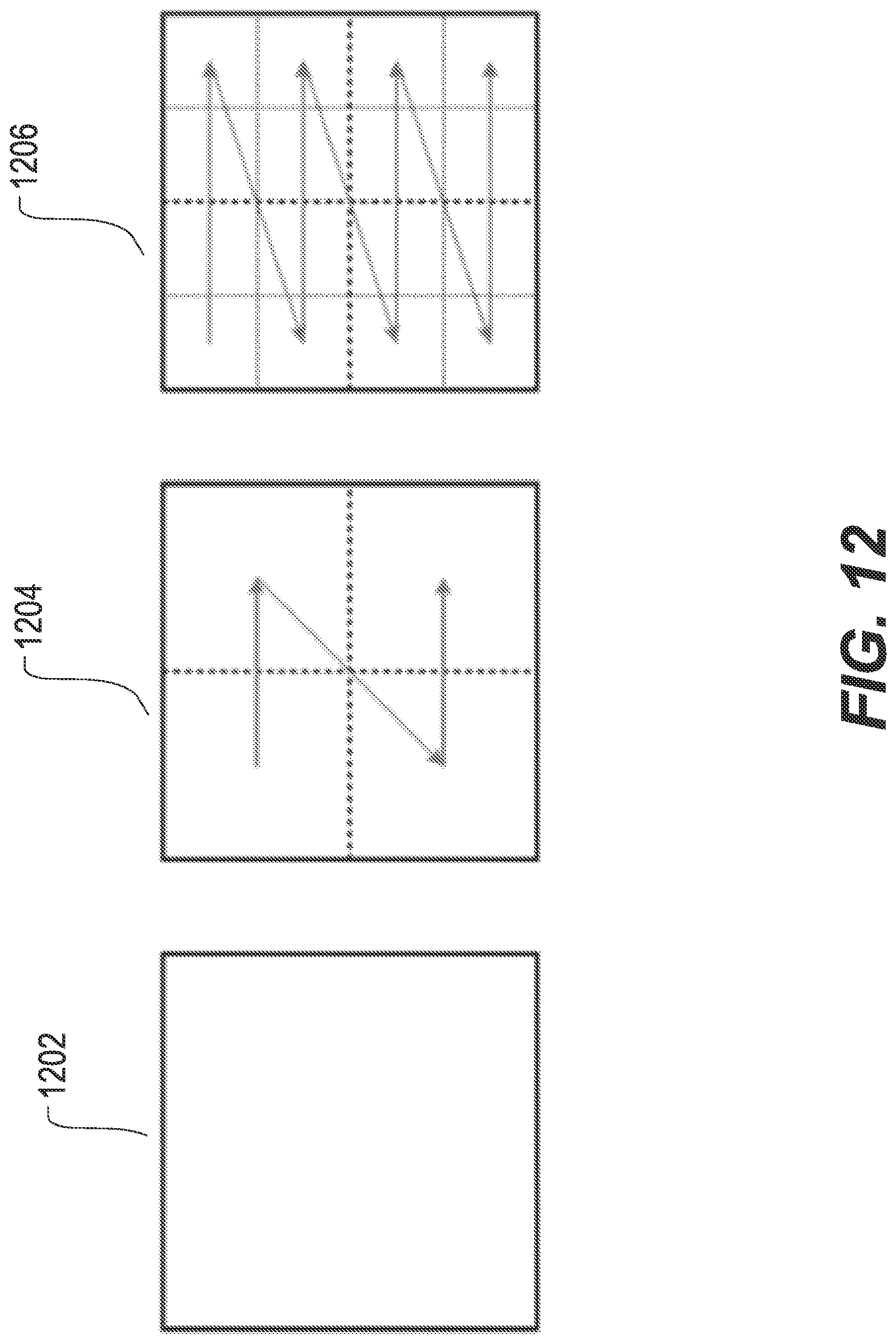 Patent US12309405 Figure 13 – Interaction between transform partitioning and primary/secondary transform type selection