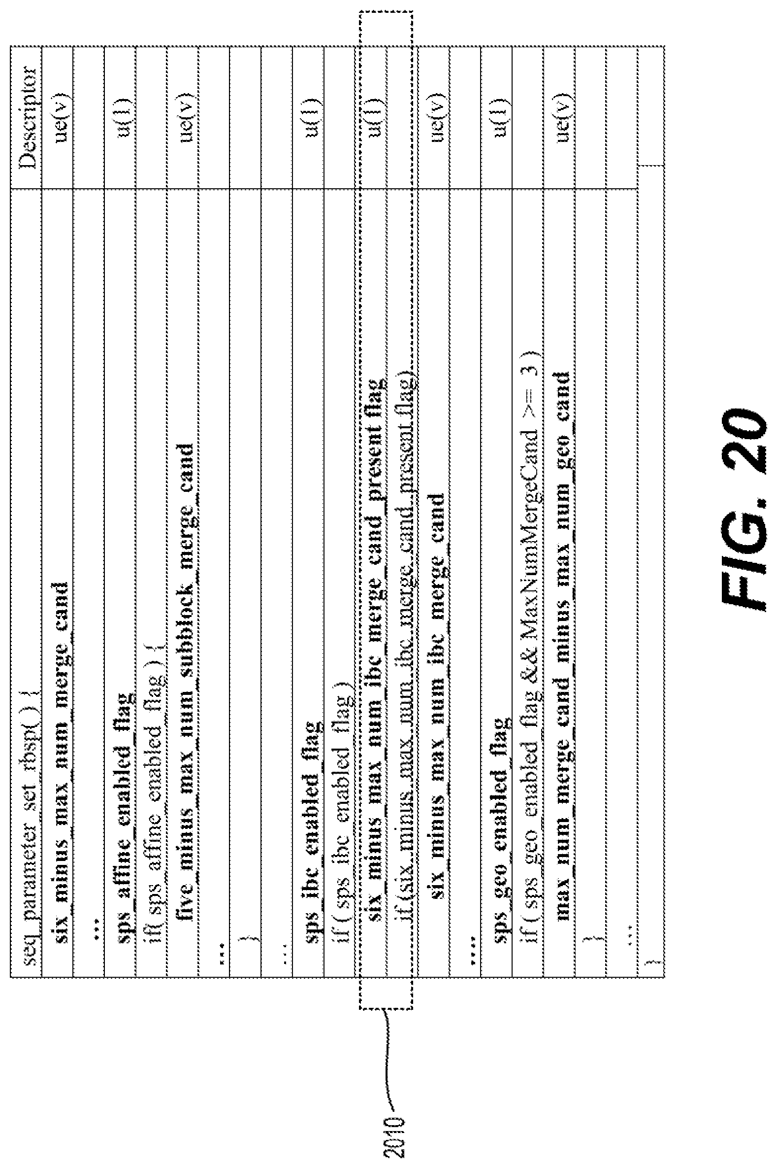 Patent US12309421 Figure 20 – Signaling a maximum number of merge motion vector prediction candidates for inter prediction