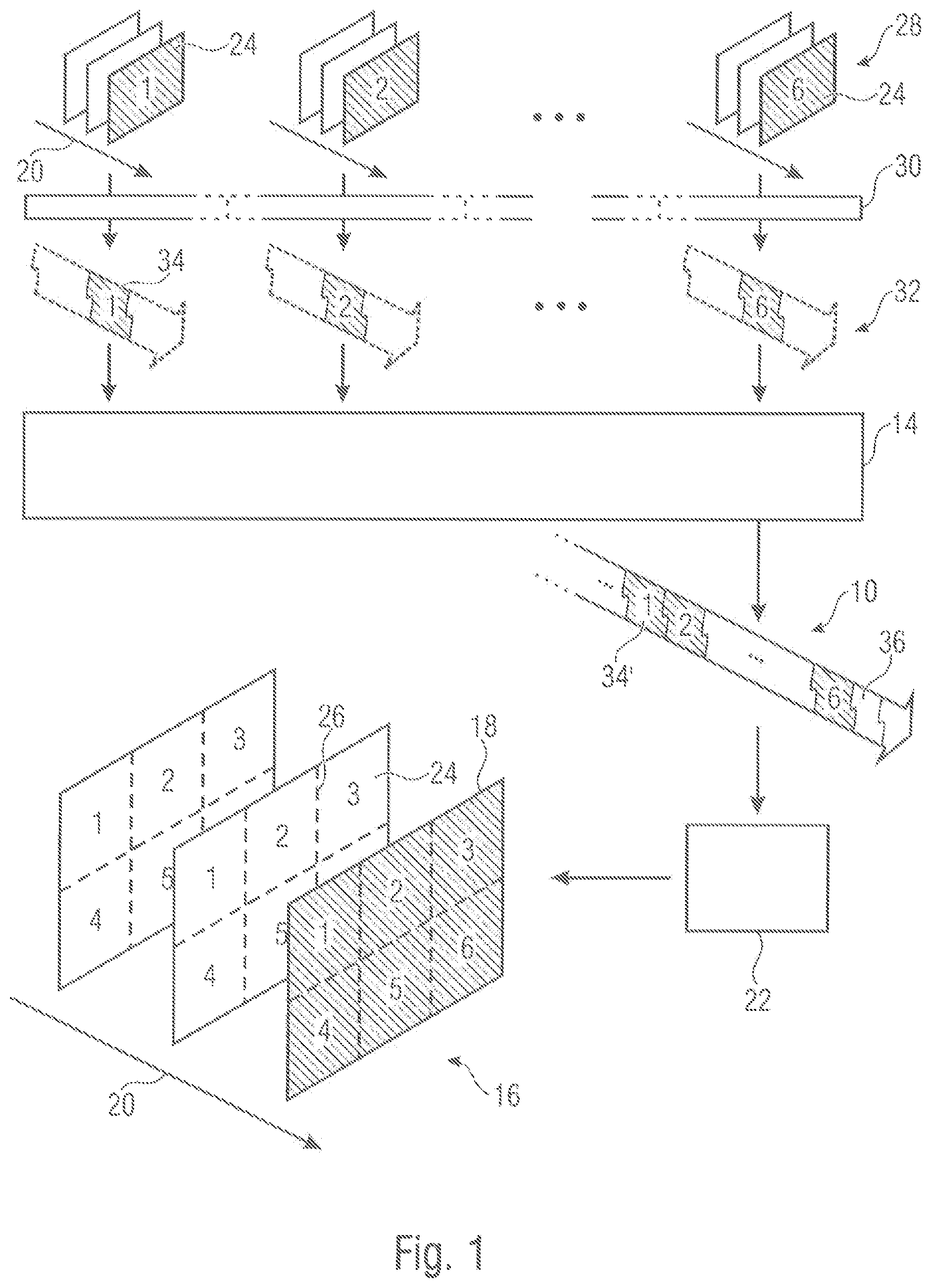 Patent US12309431 — Video codec allowing sub-picture or region wise random access and concept for video composition using the same — Figure 1