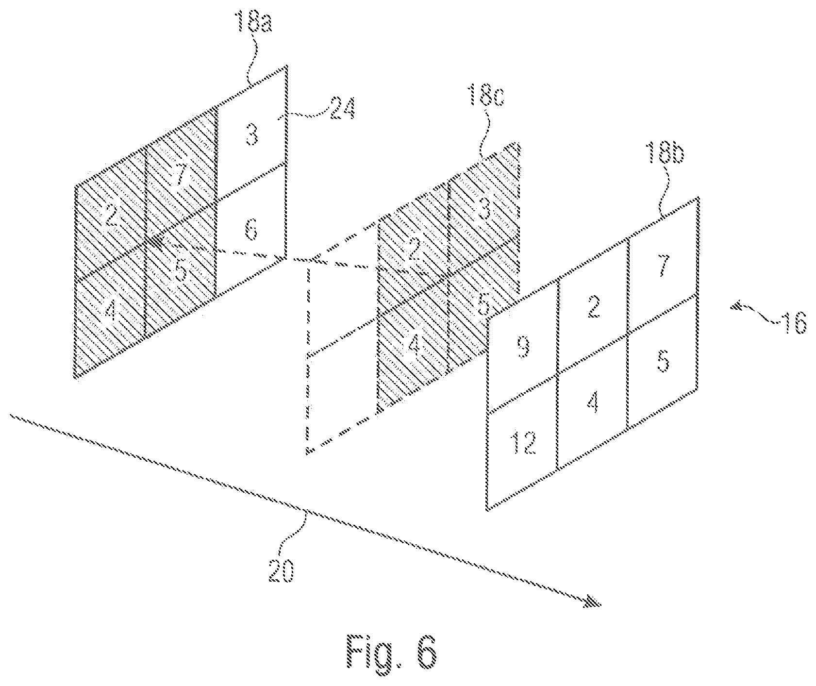 Patent US12309431 Figure 6 – Video codec allowing sub-picture or region wise random access and concept for video composition using the same