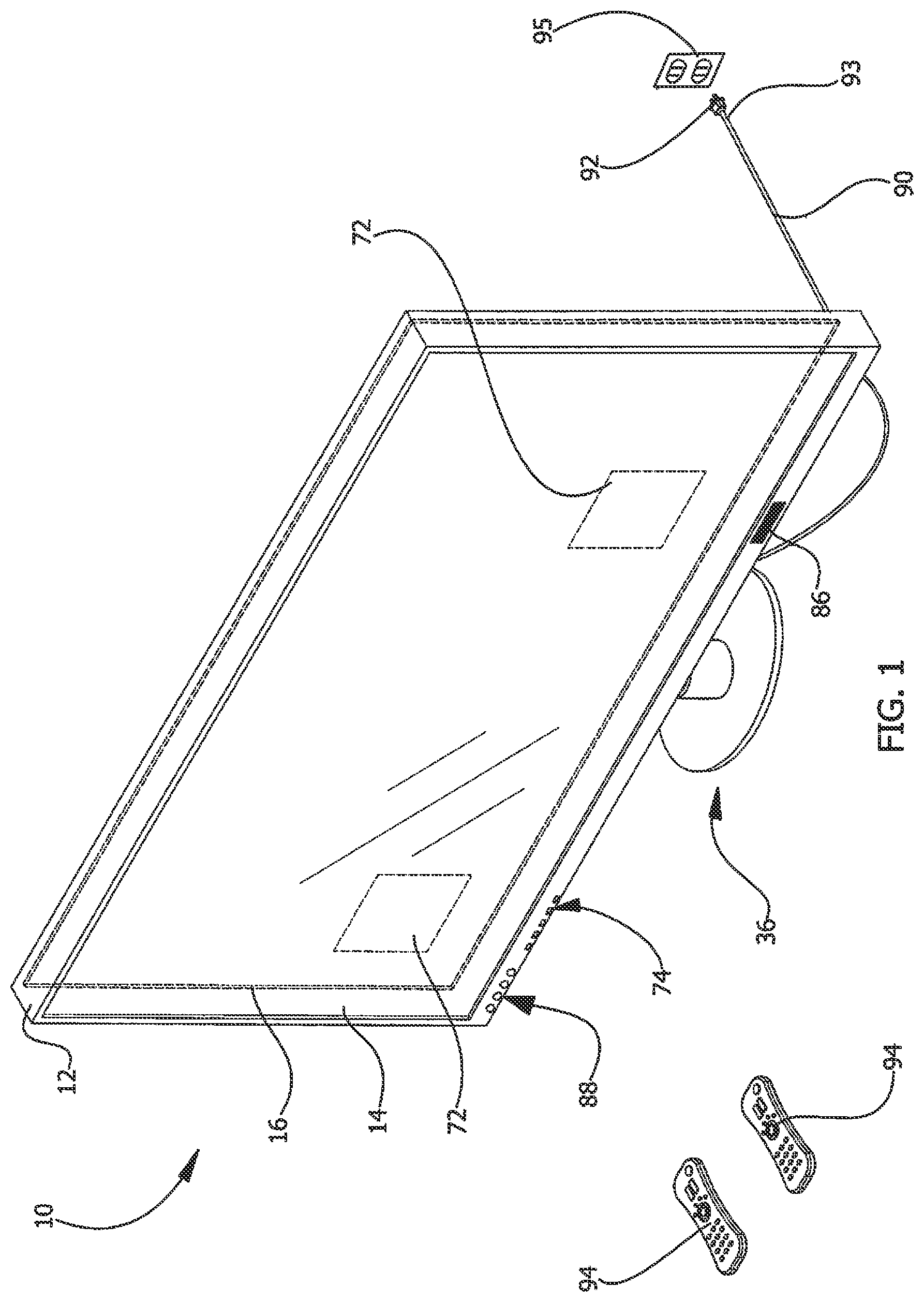 Patent US12309445 Figure 1 – Double sided monitor device