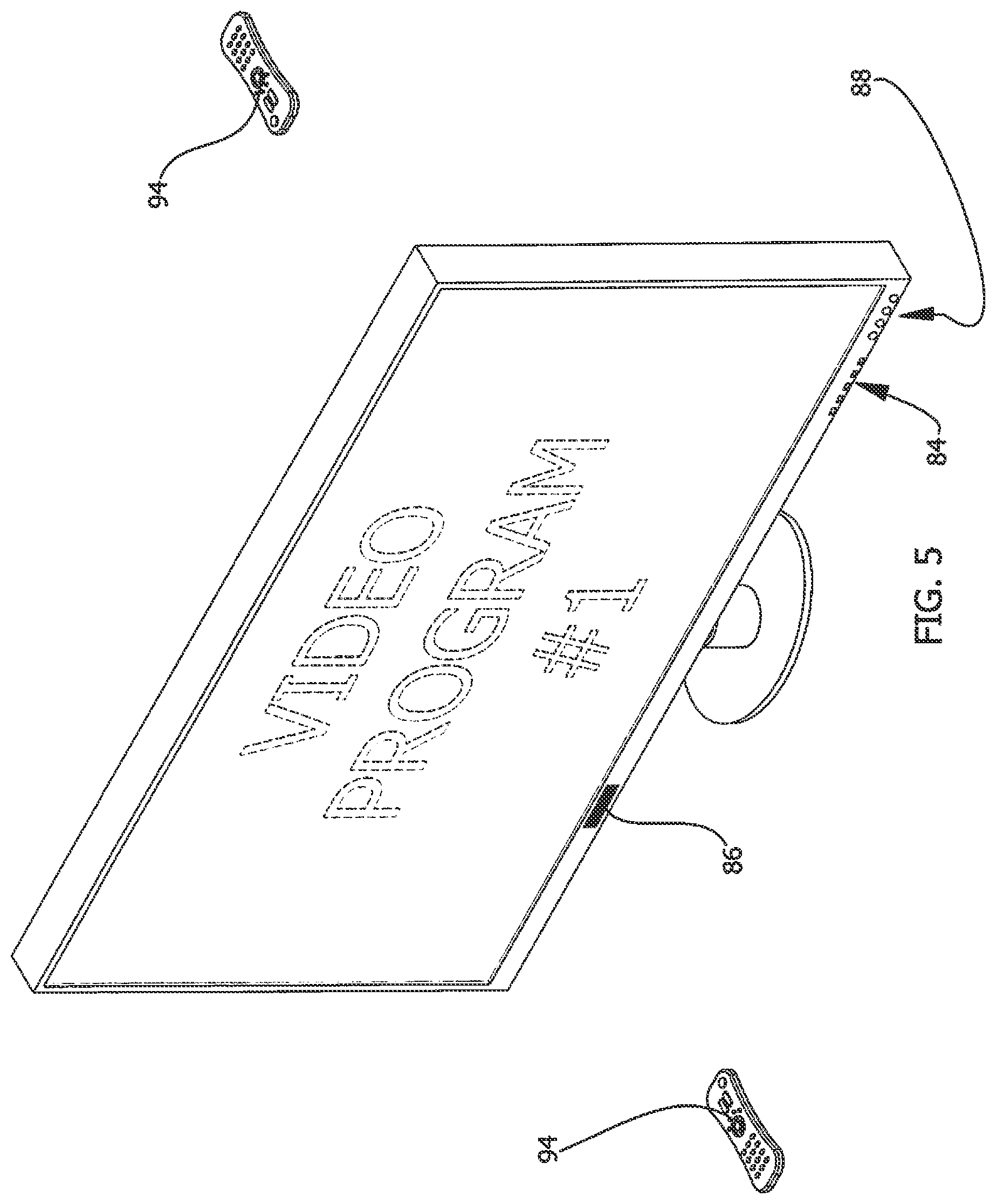 Patent US12309445 Figure 5 – Double sided monitor device