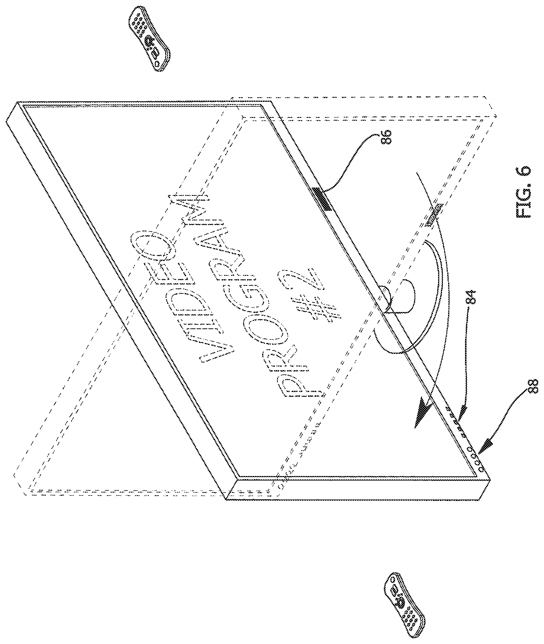Patent US12309445 Figure 6 – Double sided monitor device