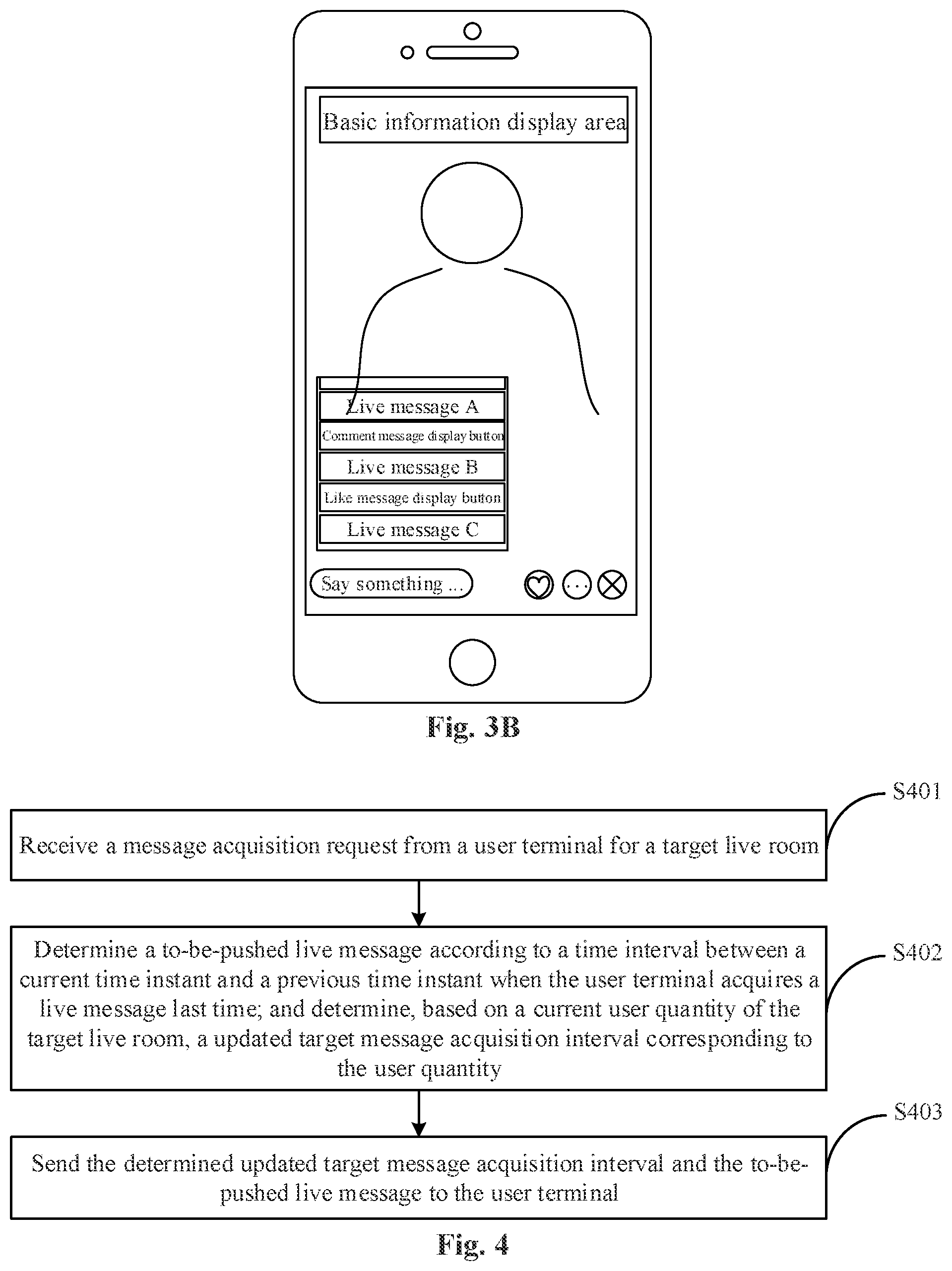 Patent US12309448 Figure 3 – Live broadcast message display method and apparatus