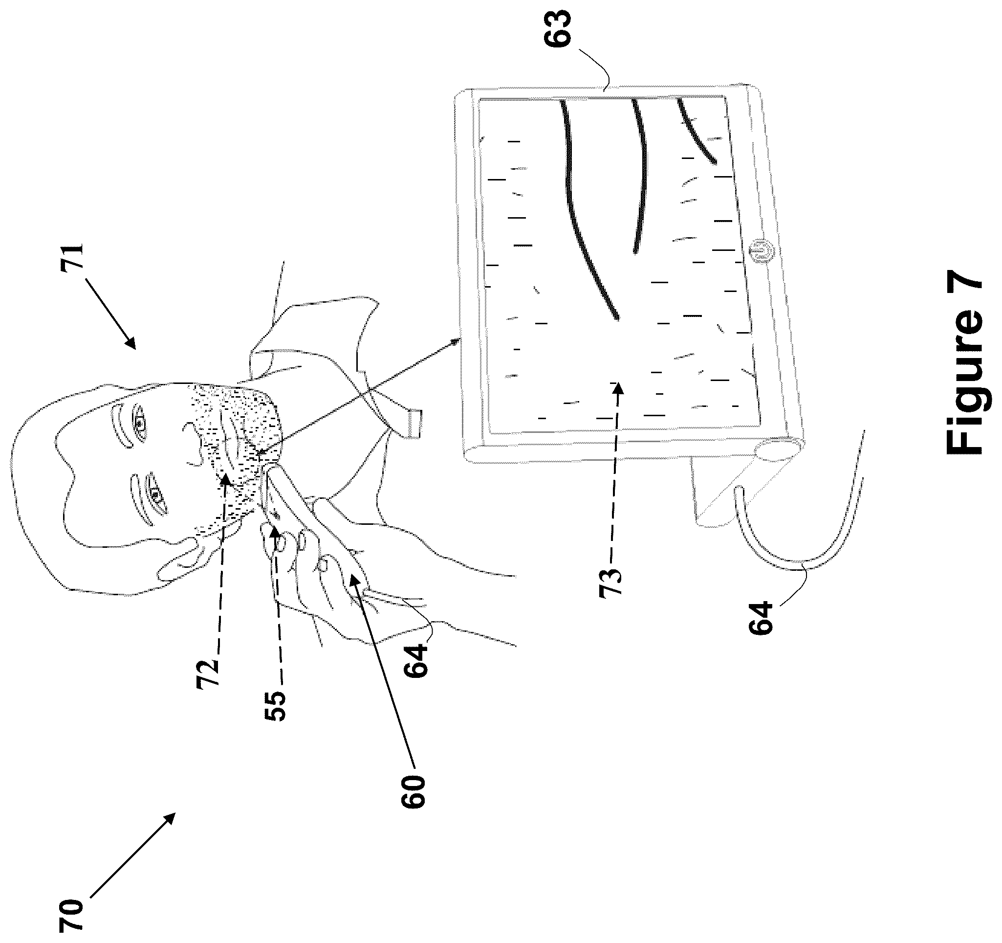 Patent US12309468 Figure 8 – Electric shaver with imaging capability