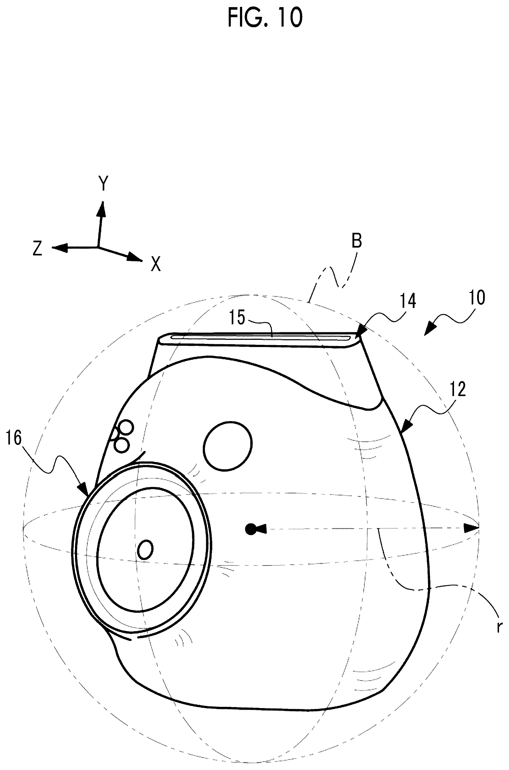 Patent US12309471 Figure 10 – Camera