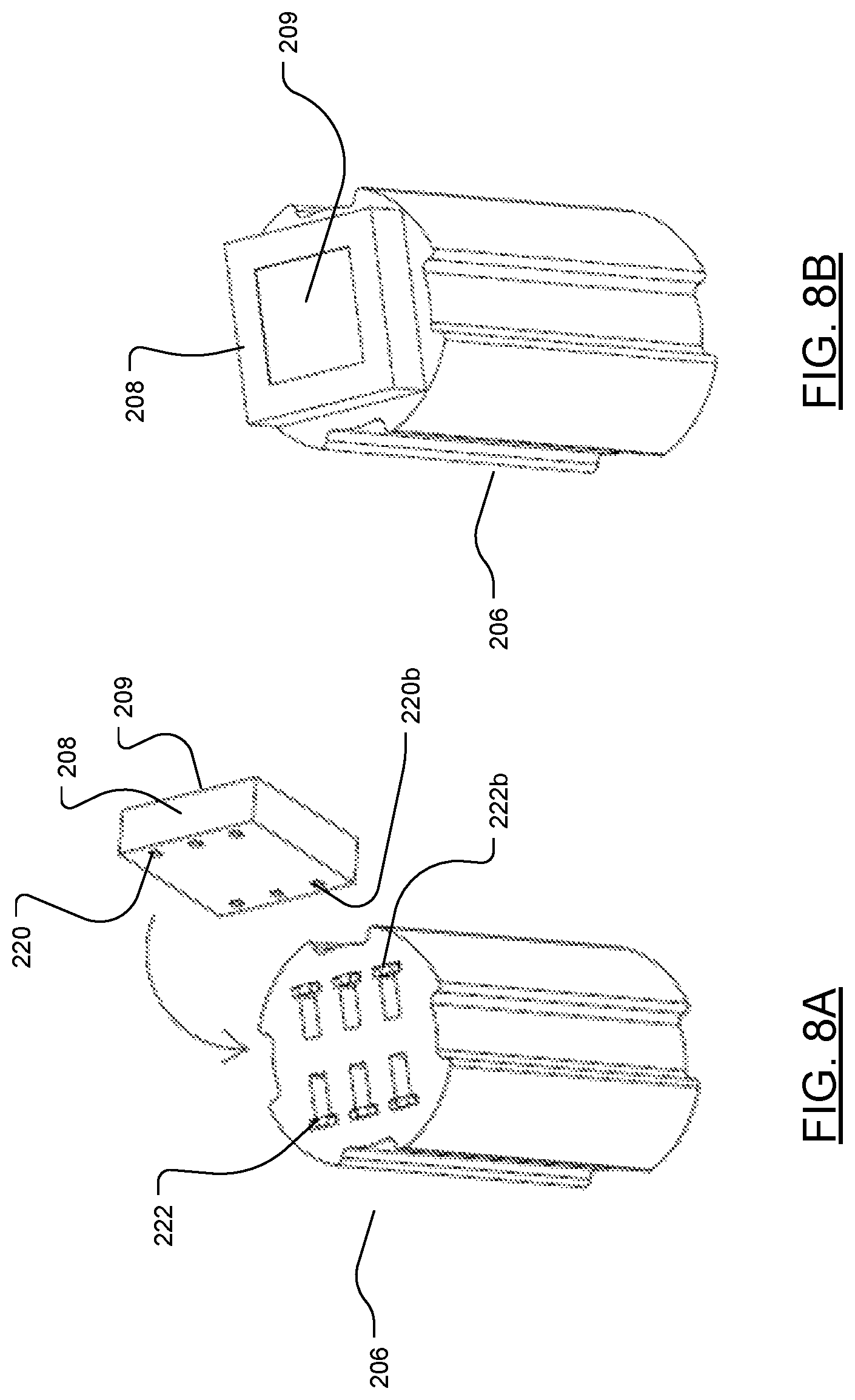 Patent US12309473 Figure 8 – Card edge connector for an imaging sensor