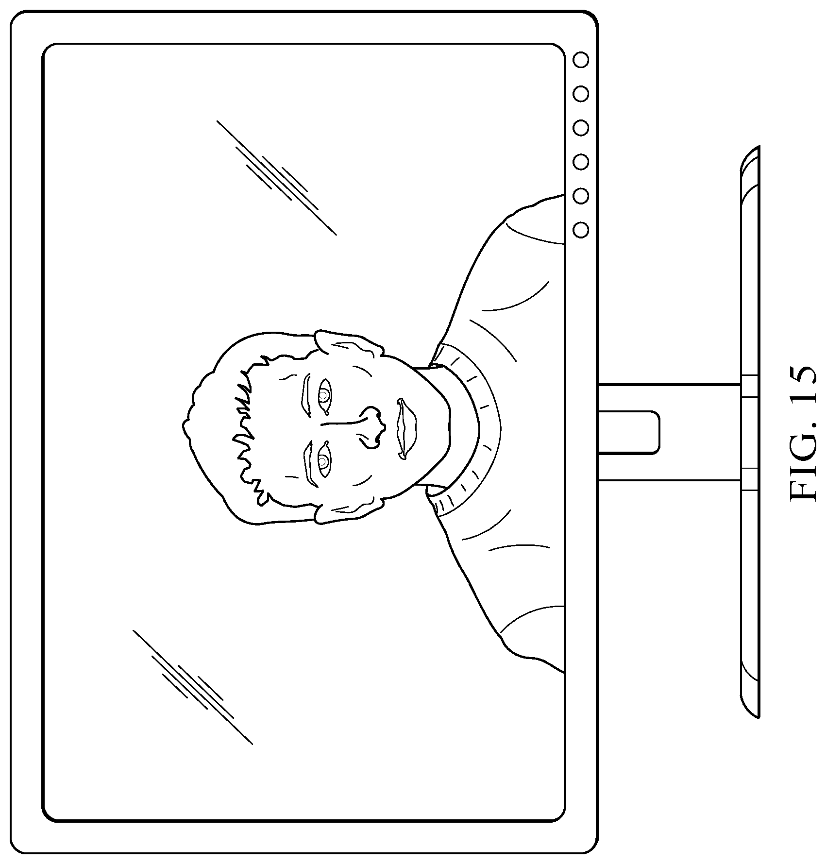 Patent US12309474 Figure 19 – Portable information handling system display having a magnetically attached camera