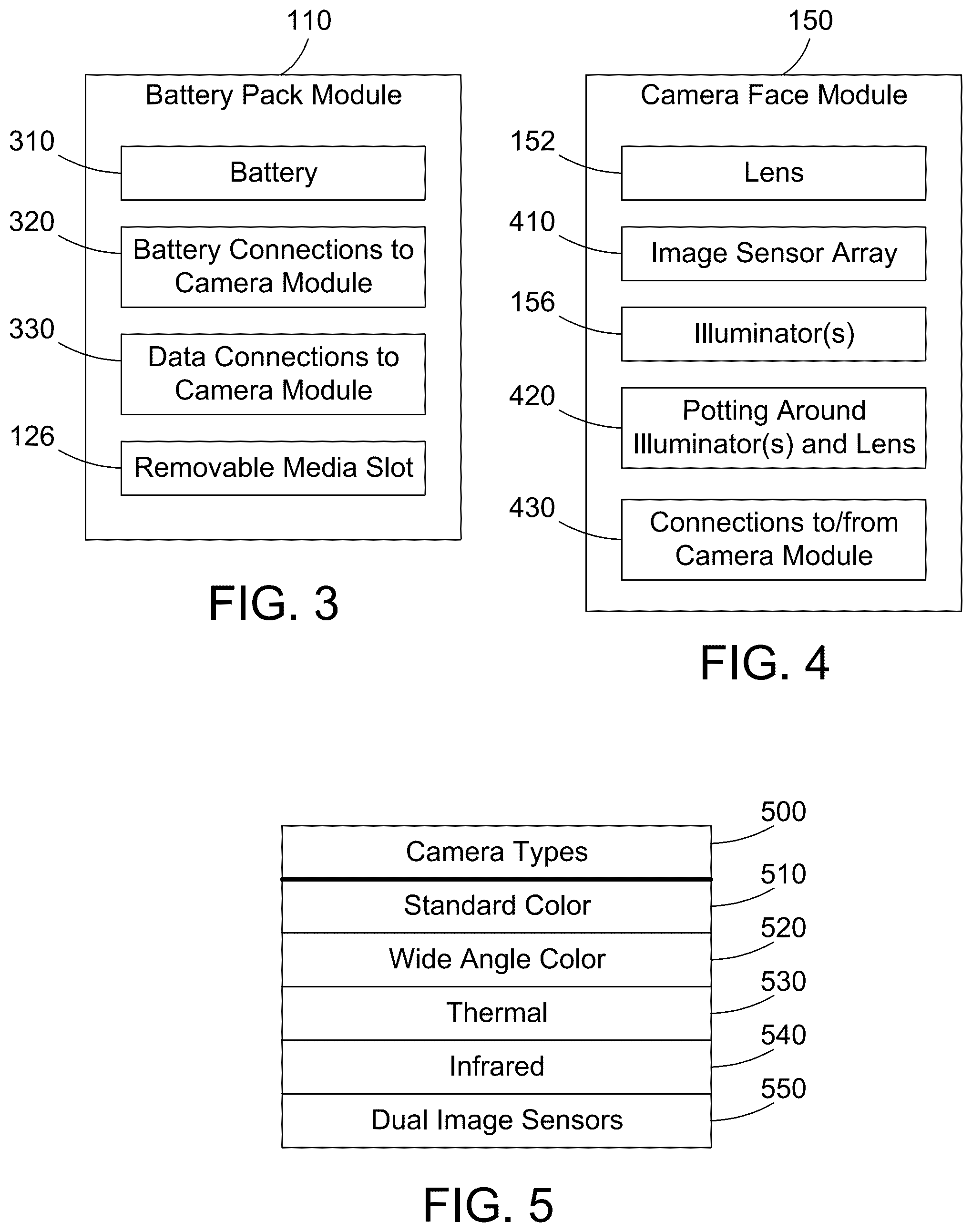 Patent US12309475 Figure 3 – Modular camera