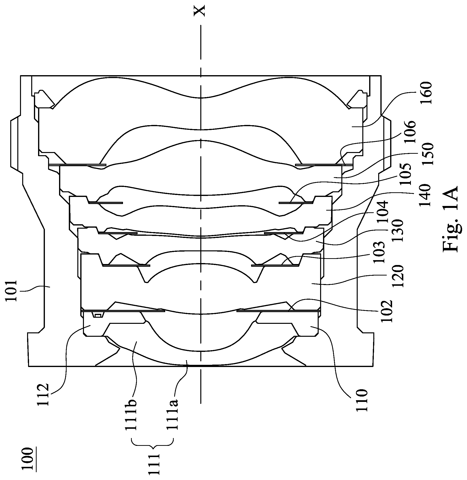 Patent US12309476 Figure 1 – Optical lens assembly and electronic device