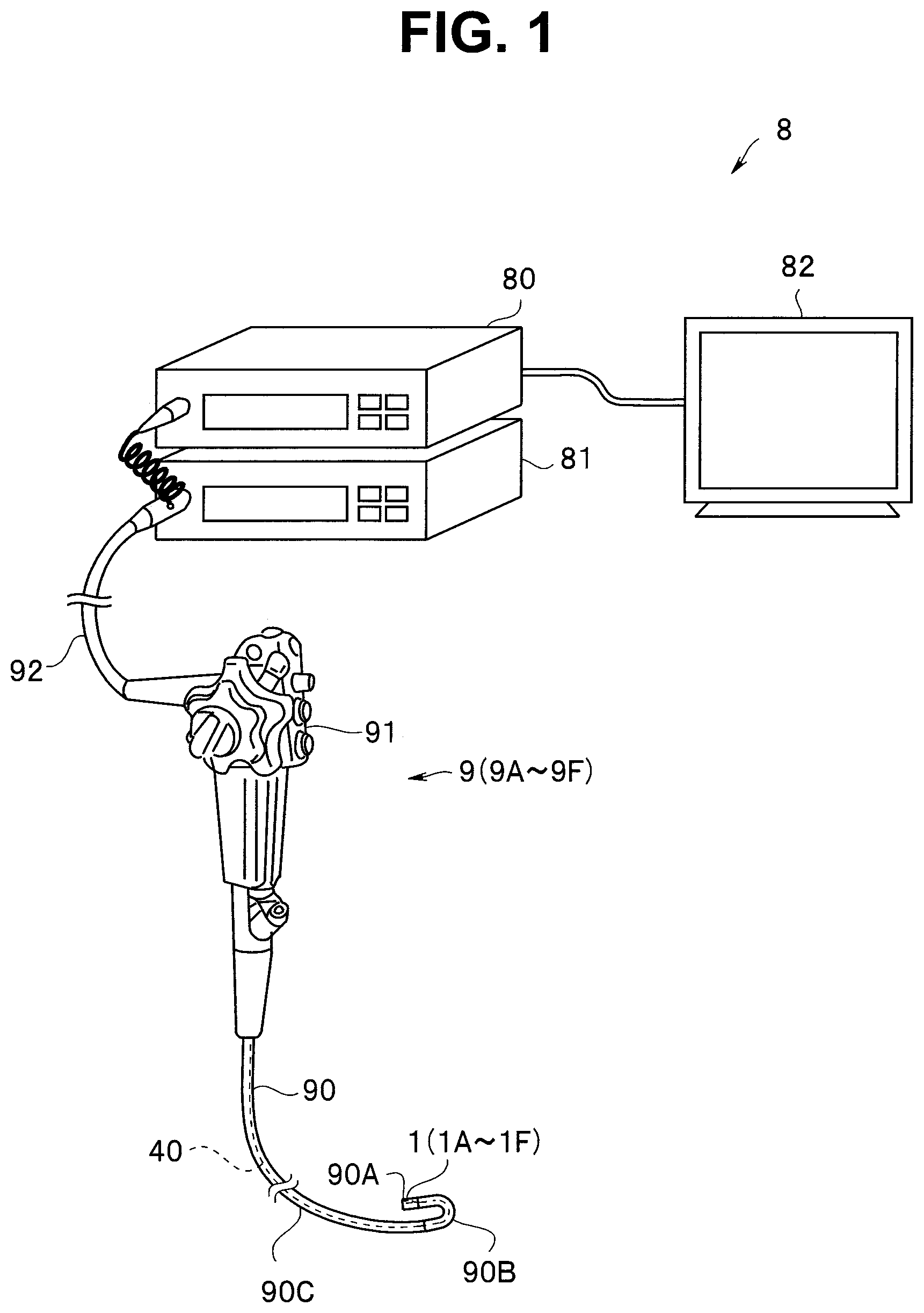 Patent US12309479 — Image pickup module and endoscope — Figure 1