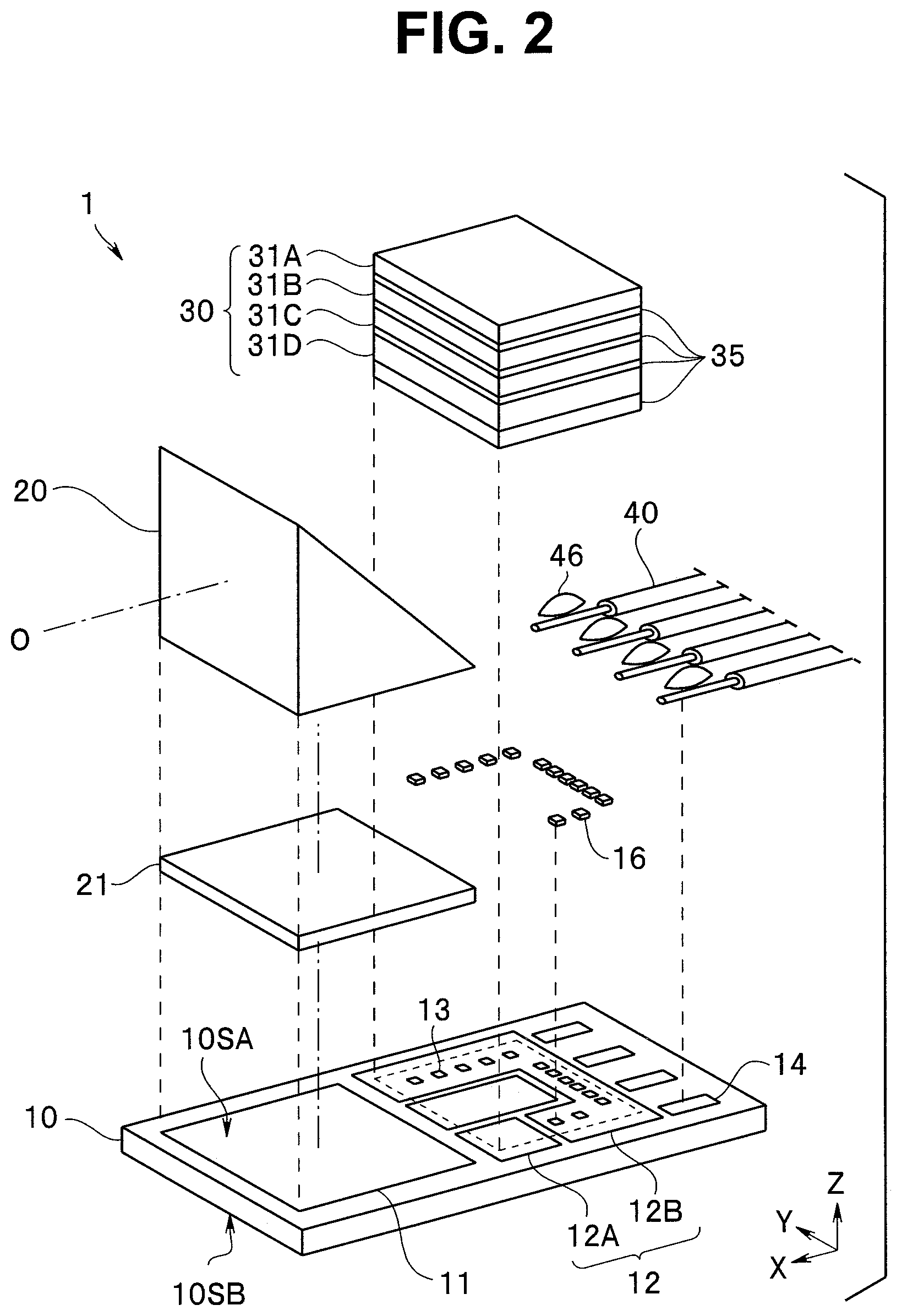 Patent US12309479 Figure 2 – Image pickup module and endoscope