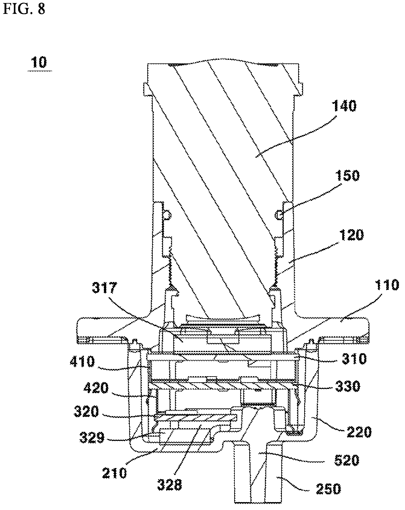 Patent US12309480 Figure 8 – Camera module