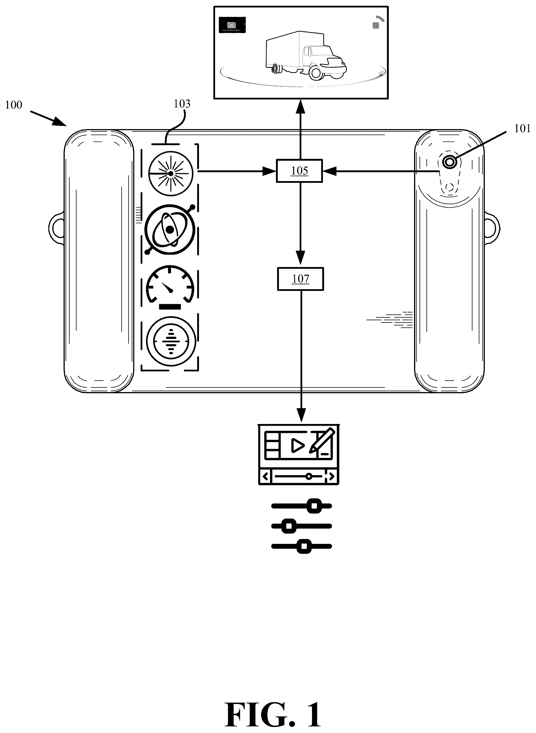 Patent US12309485 Figure 1 – Systems and methods for assistive video capture