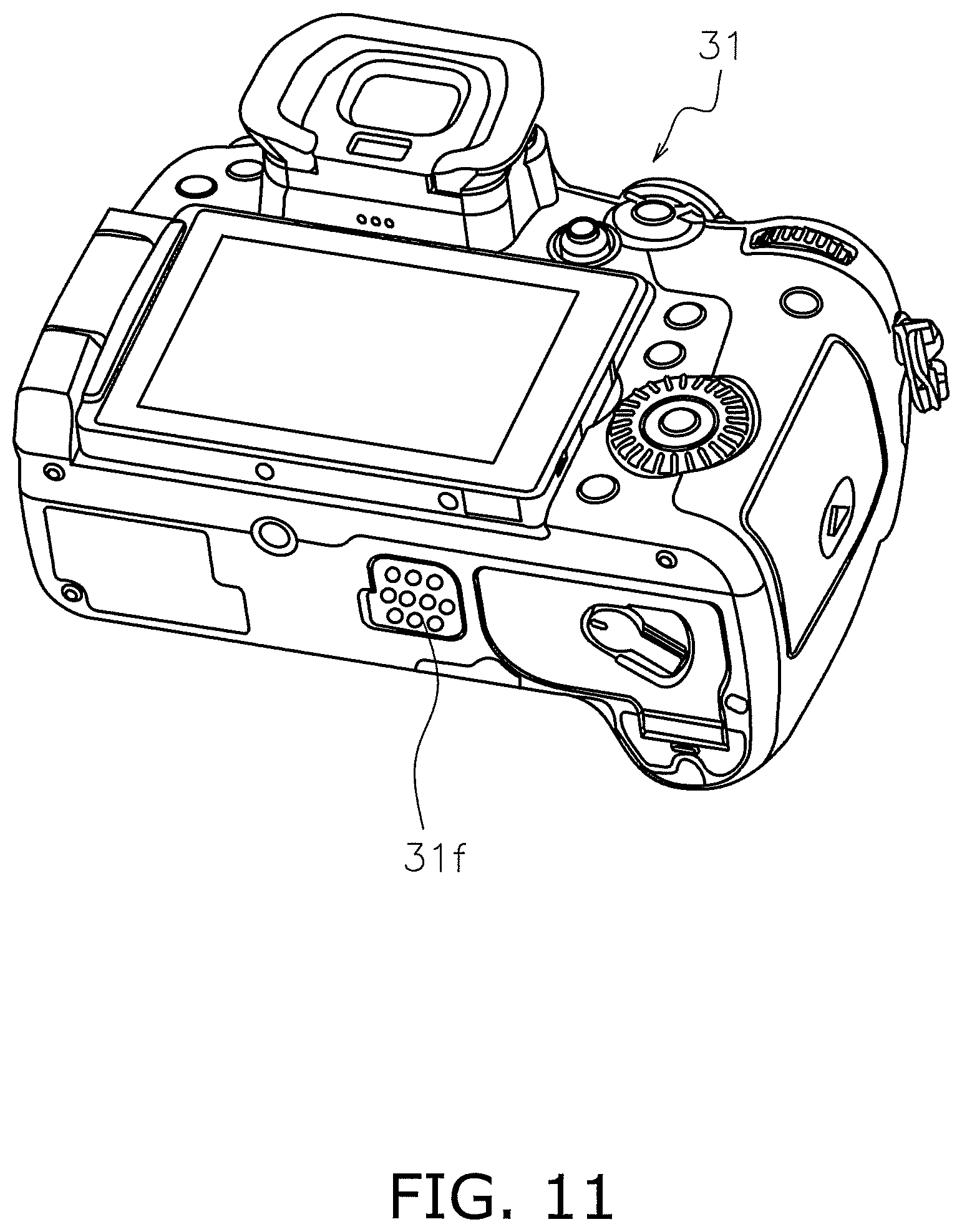 Patent US12309490 Figure 11 – Camera system, camera body