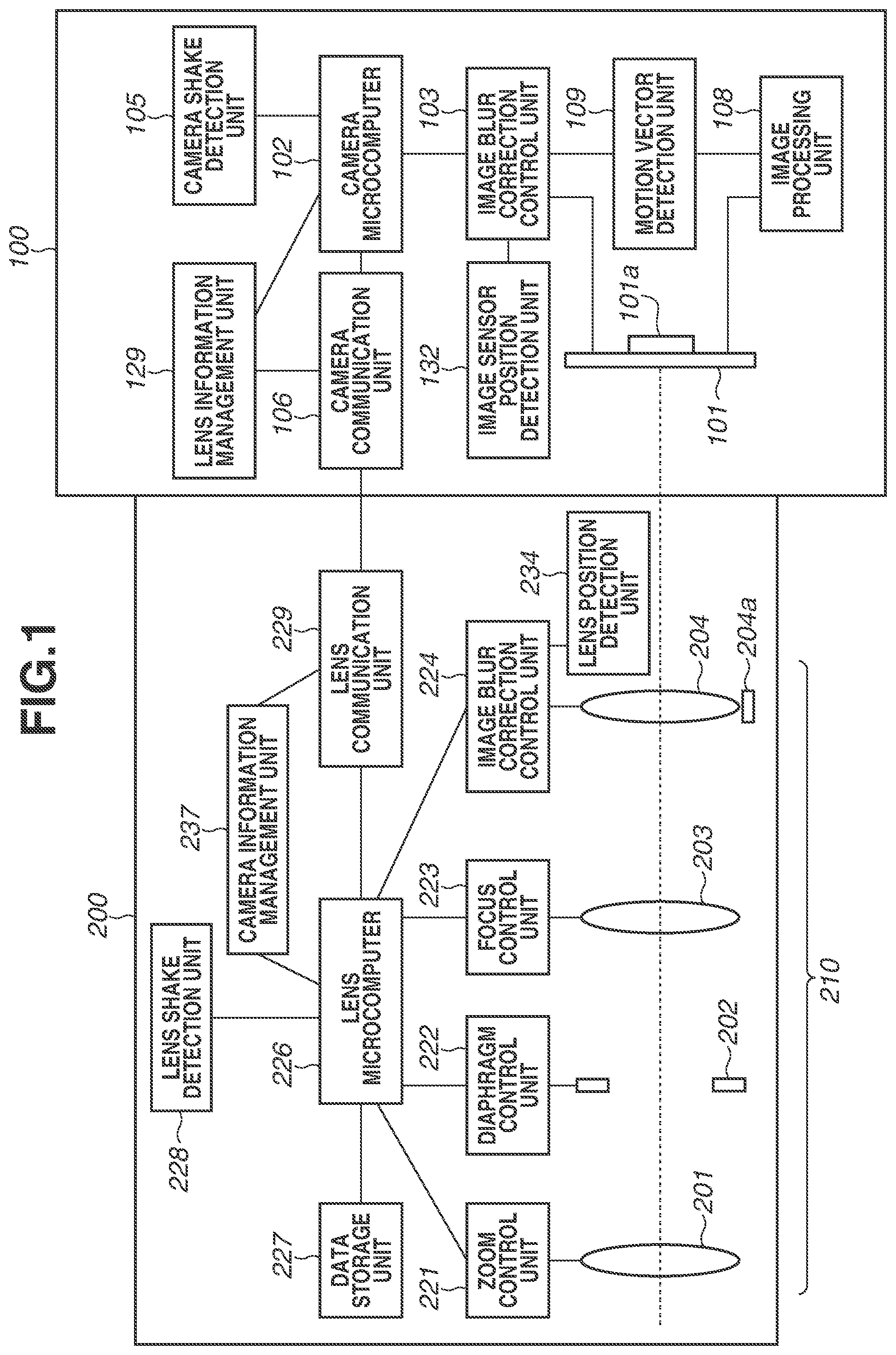 Patent US12309494 Figure 1 – Image blur correction control apparatus and control method