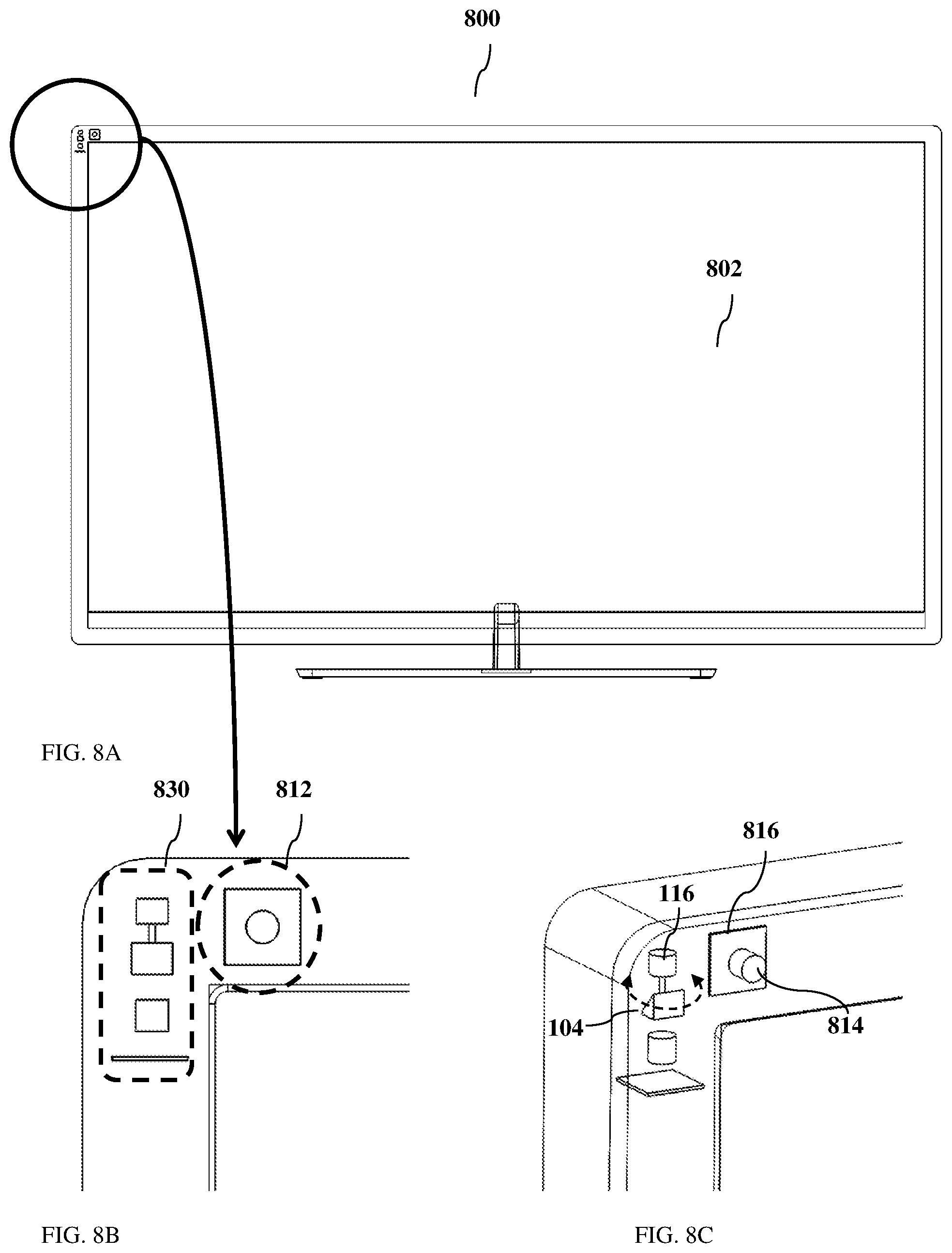 Patent US12309496 Figure 11 – Camera with panoramic scanning range