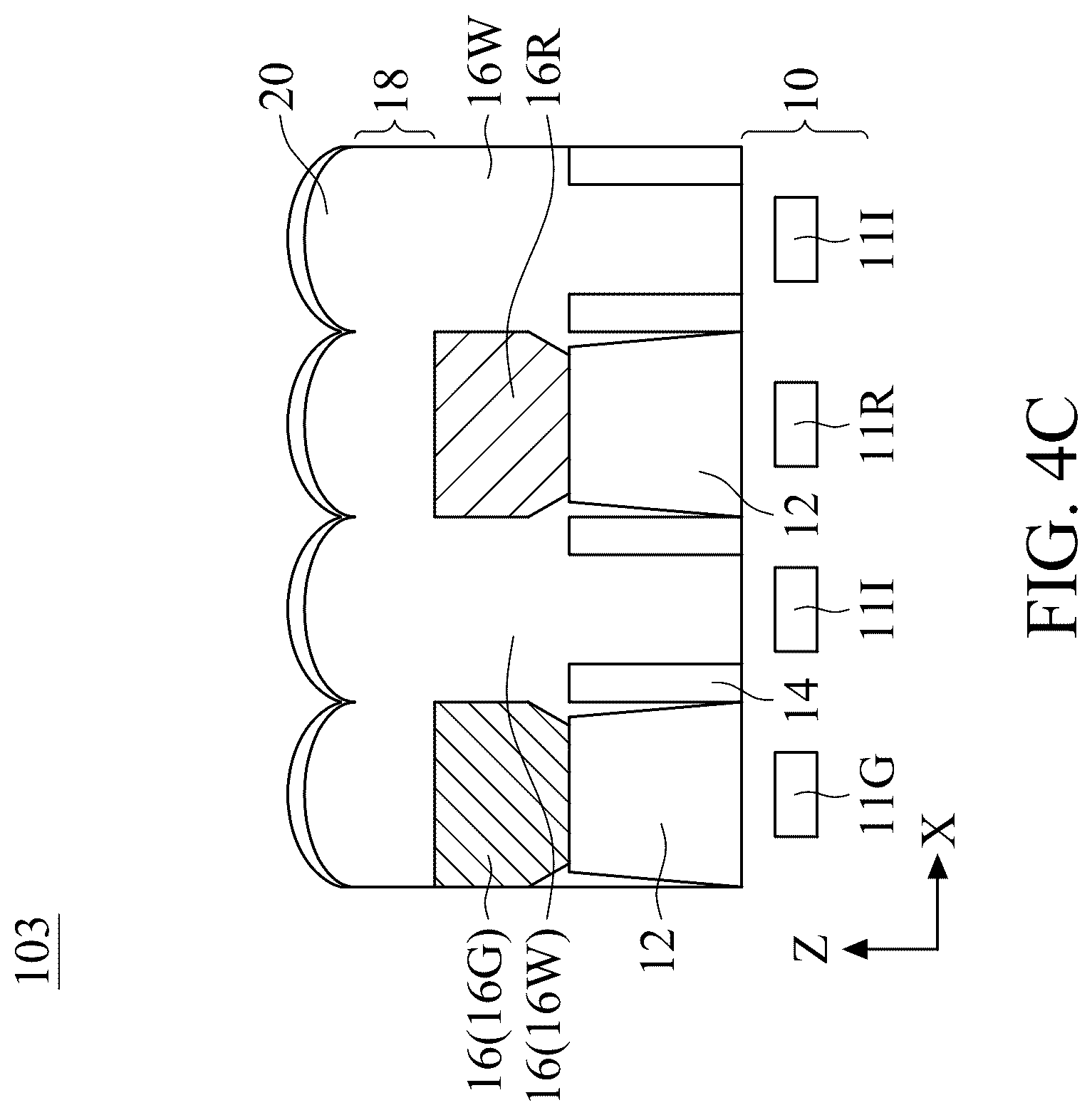 Patent US12309510 Figure 7 – Light-adjusting device and solid-state image sensor using the same