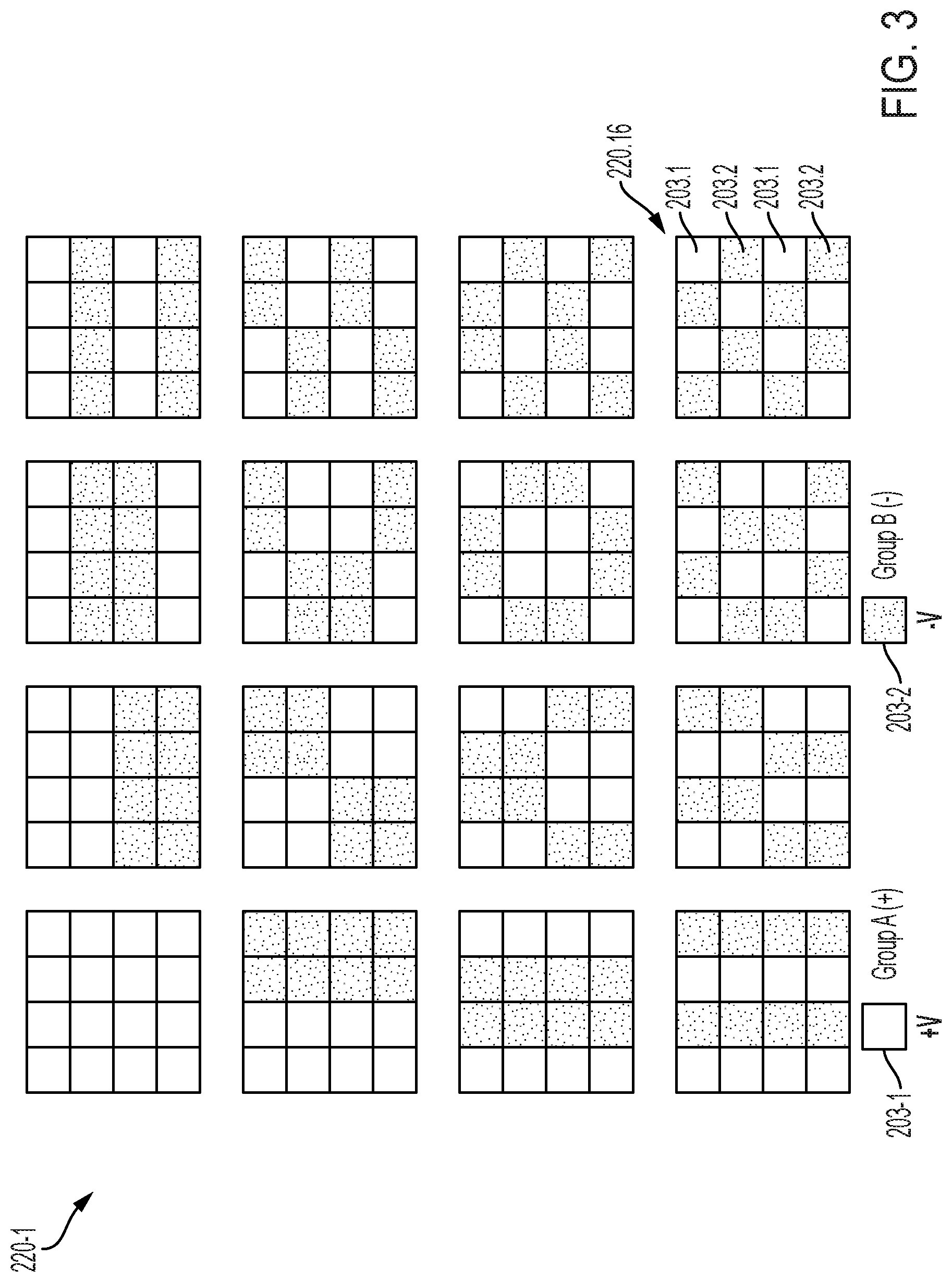 Patent US12309511 Figure 4 – Coded aperture focal plane array using all detectors