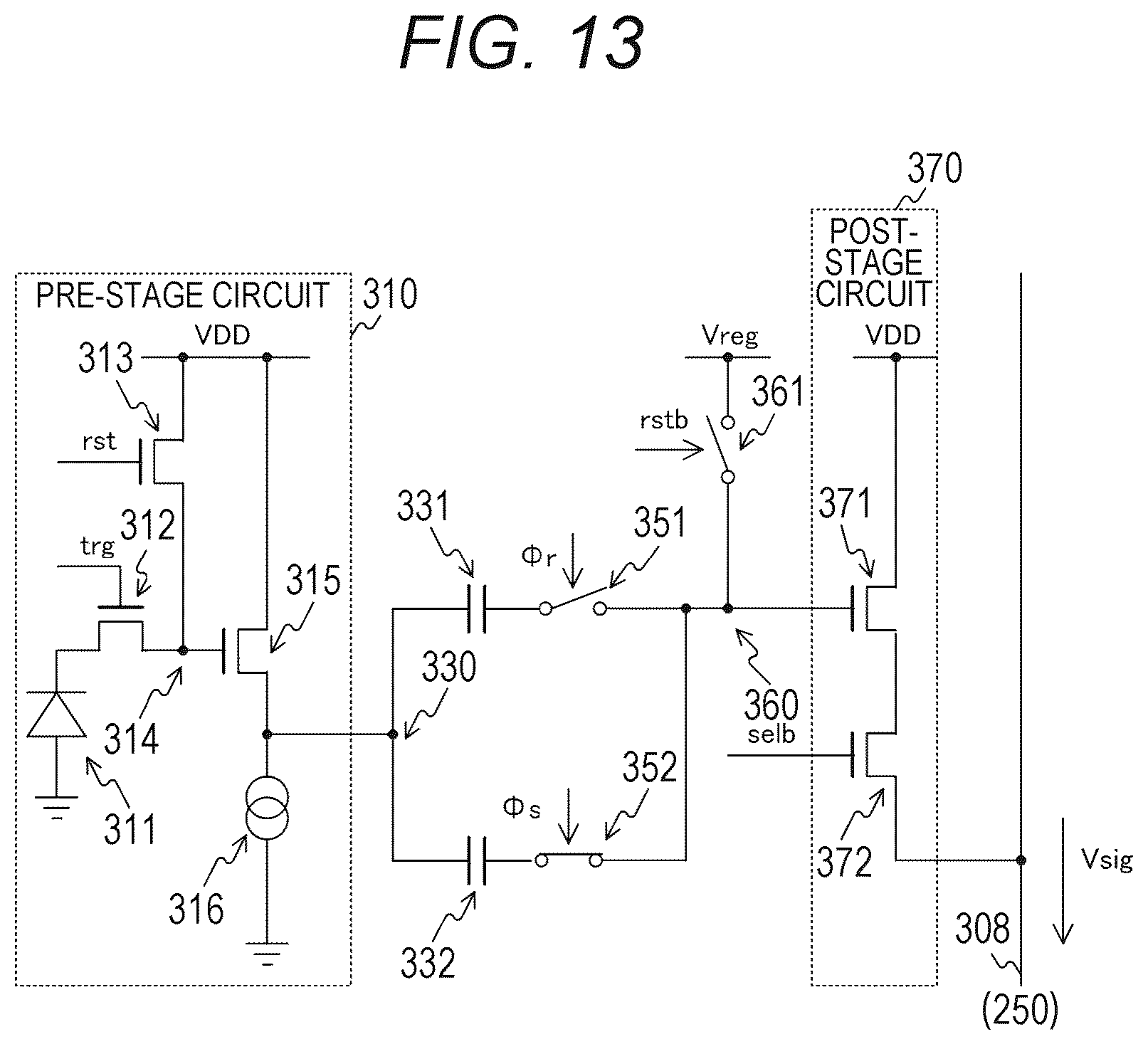 Patent US12309513 Figure 12 – Solid-state imaging element and imaging device