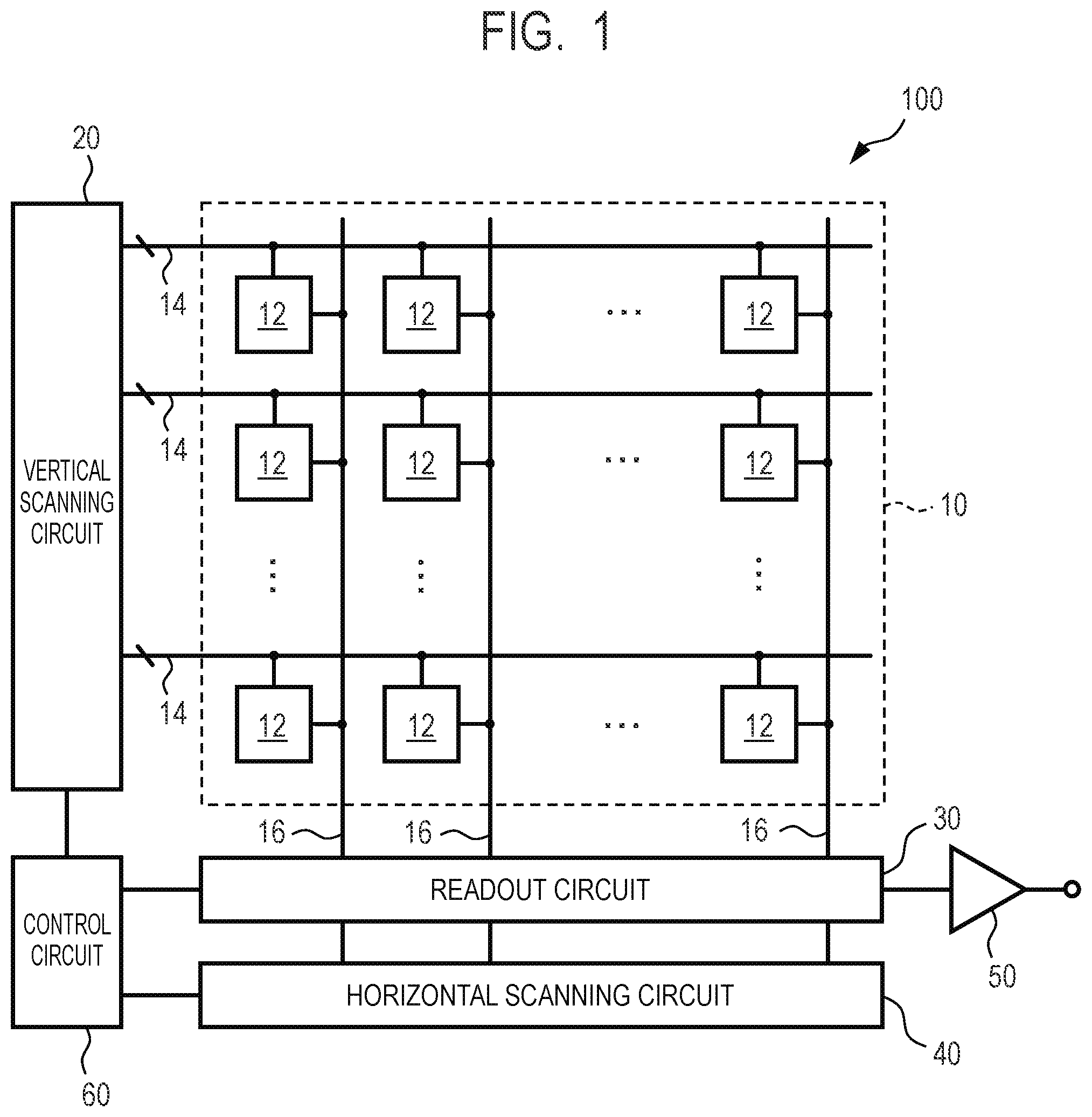 Patent US12309514 Figure 1 – Photoelectric conversion device and method of driving photoelectric conversion device