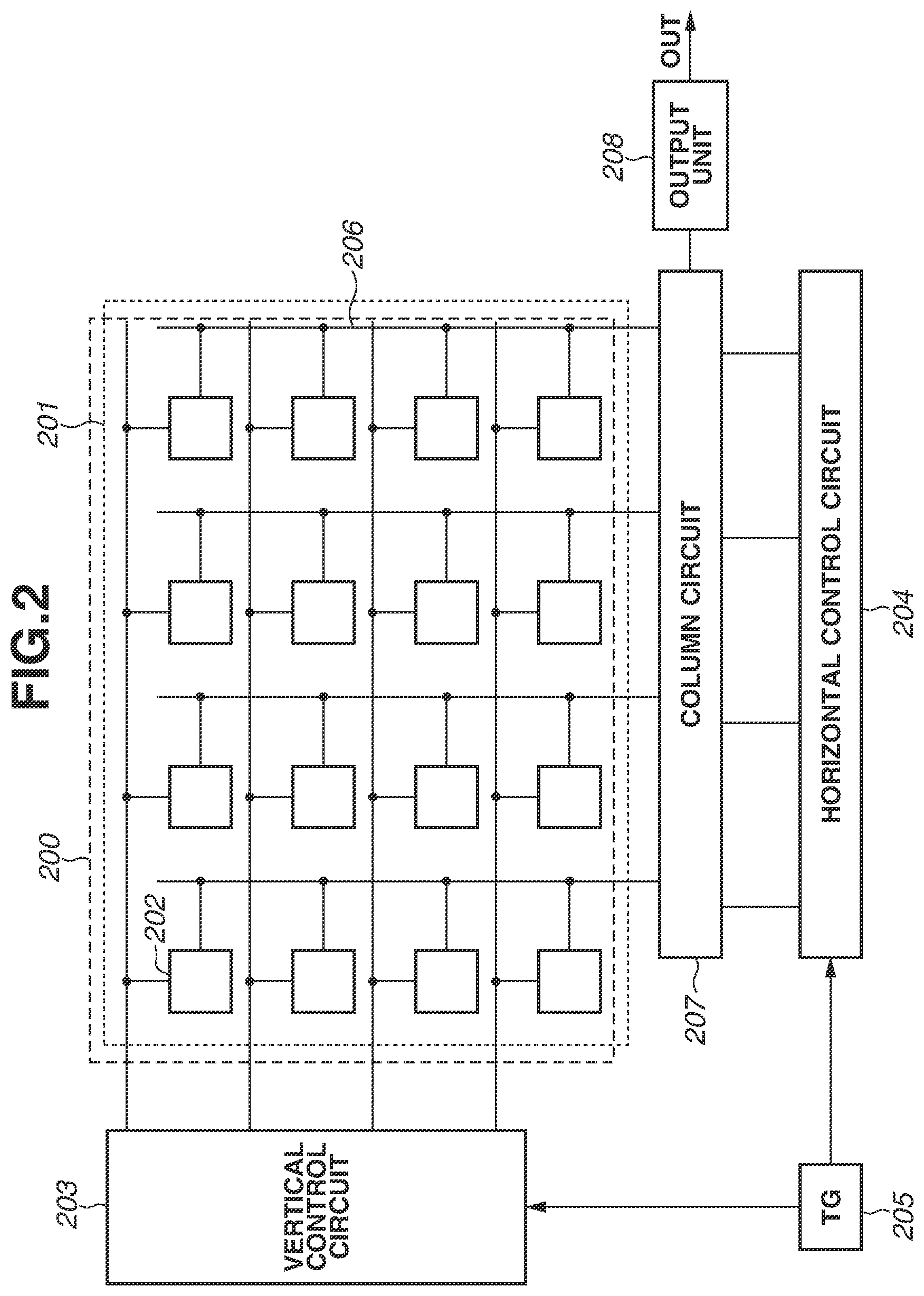 Patent US12309516 Figure 2 – Imaging apparatus having memory including voltage holding circuits