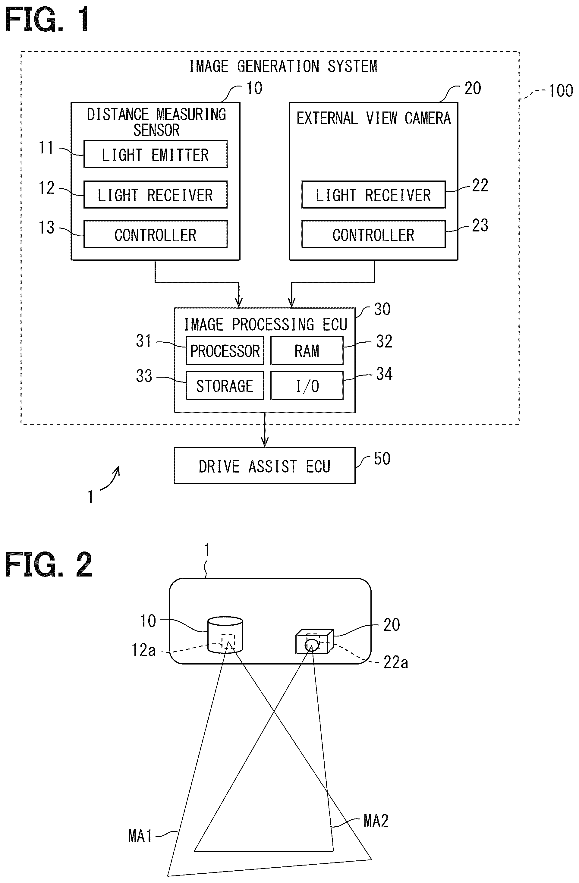 Patent US12309521 Figure 1 – Image registration apparatus, image generation system, image registration method, and image registration program product