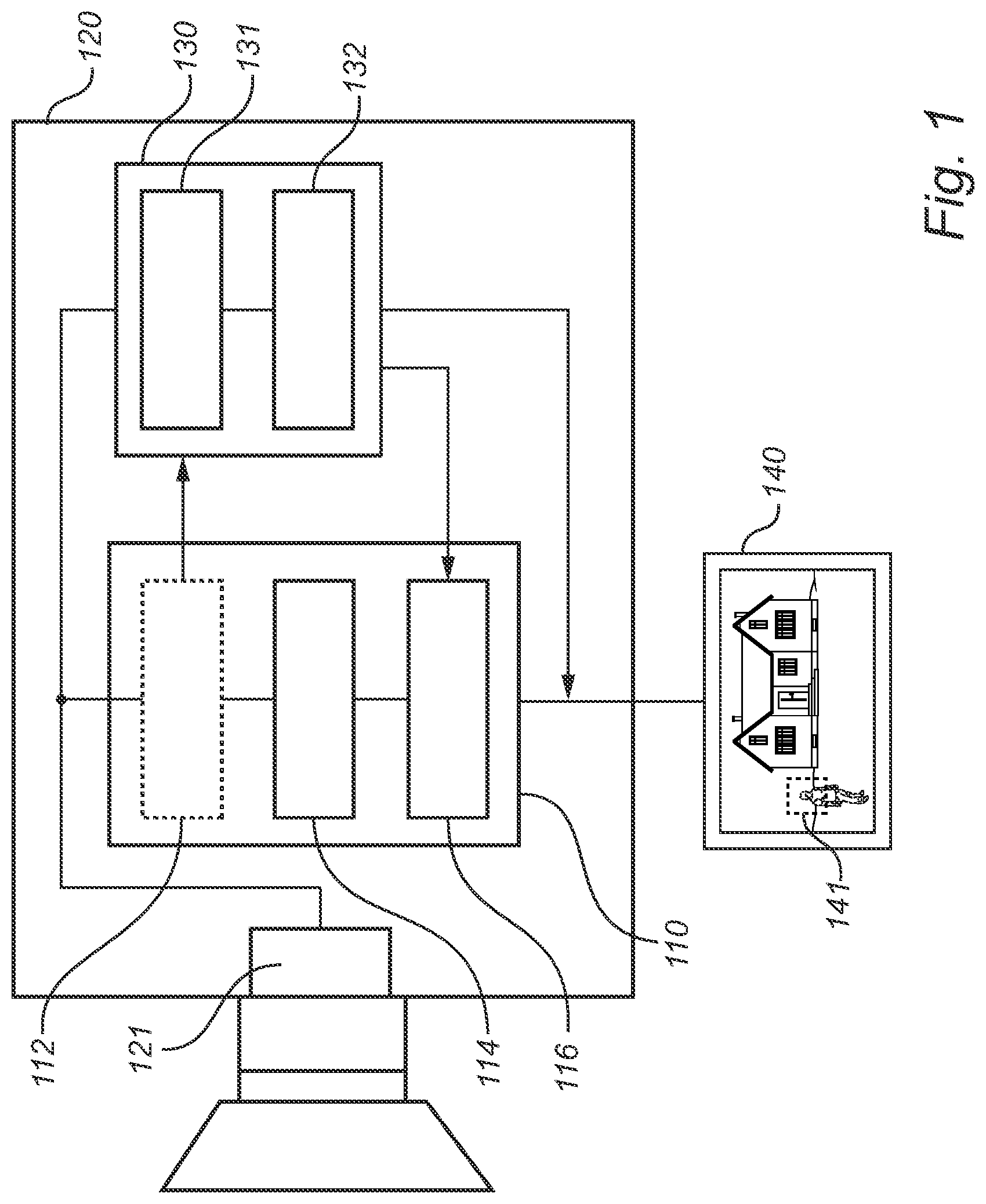 Patent US12309522 Figure 1 – Video monitoring with robust privacy masking