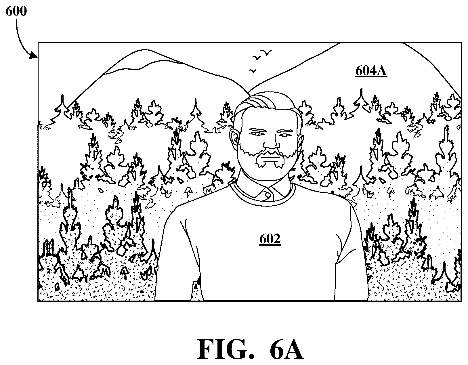 Patent US12309523 Figure 6 – Video stream segmentation for quality retention during reduced-bandwidth video conferencing