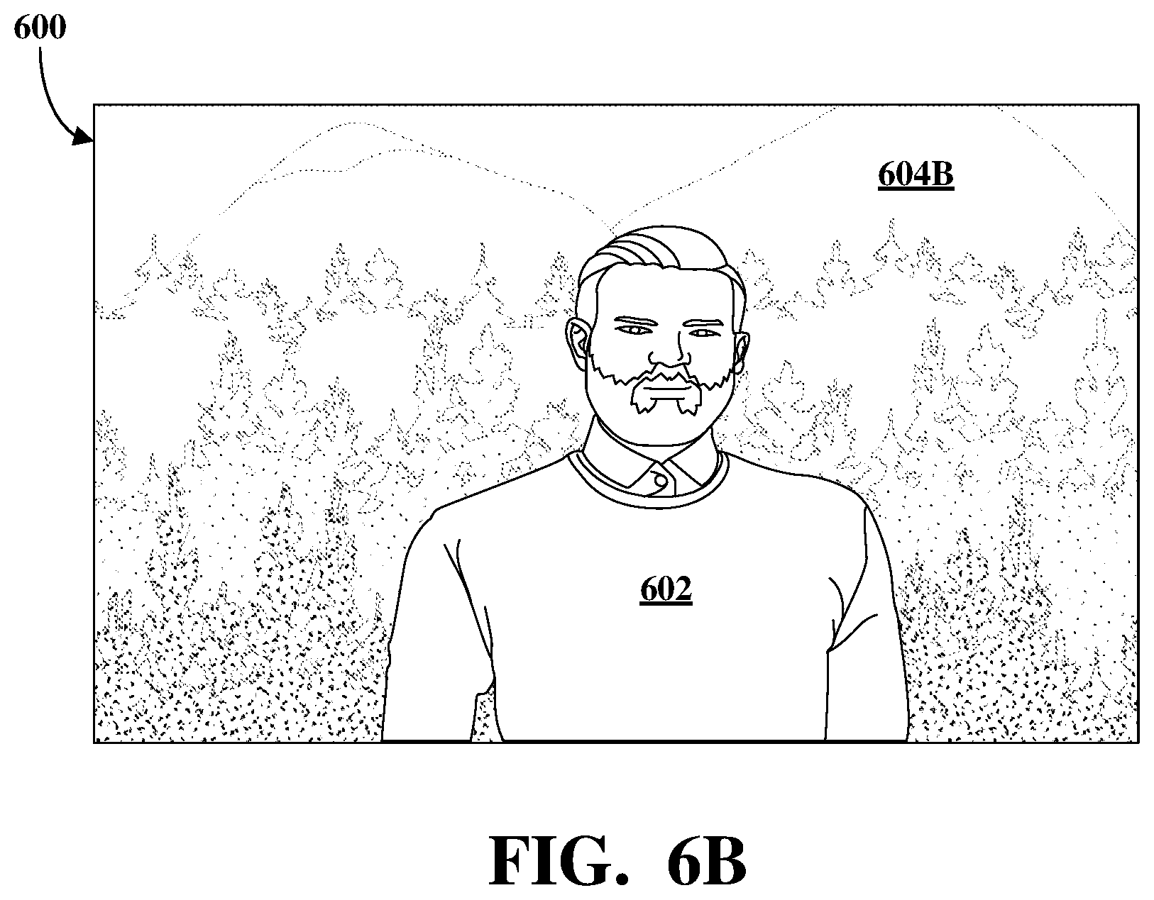Patent US12309523 Figure 7 – Video stream segmentation for quality retention during reduced-bandwidth video conferencing
