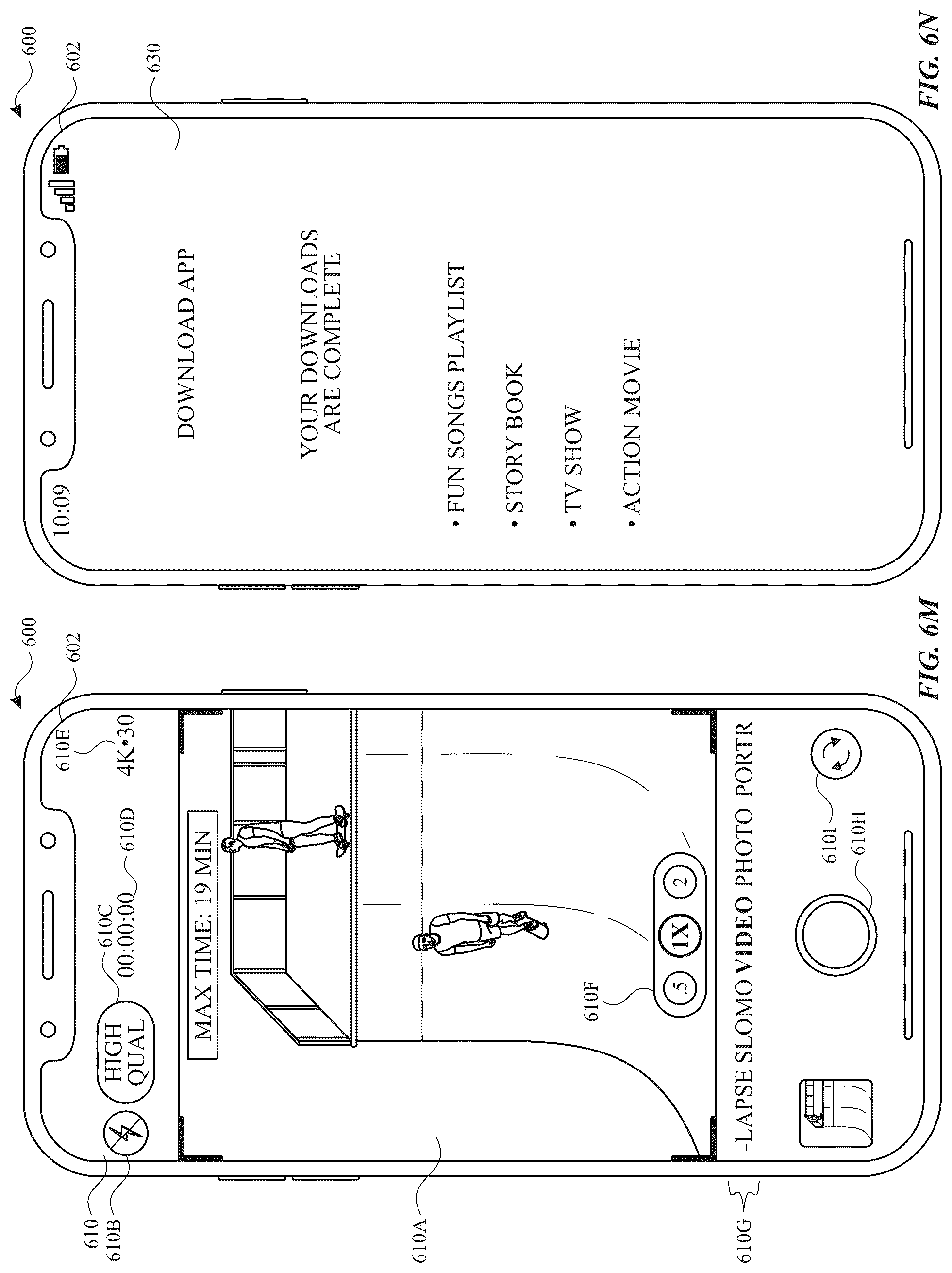 Patent US12309525 Figure 15 – Camera user interface with recording space management