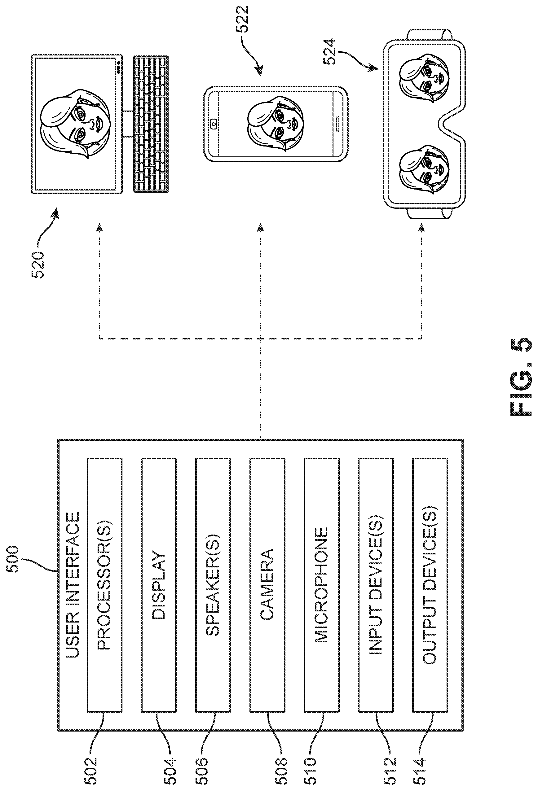 Patent US12309529 Figure 5 – System and method for an interactive digitally rendered avatar of a subject person
