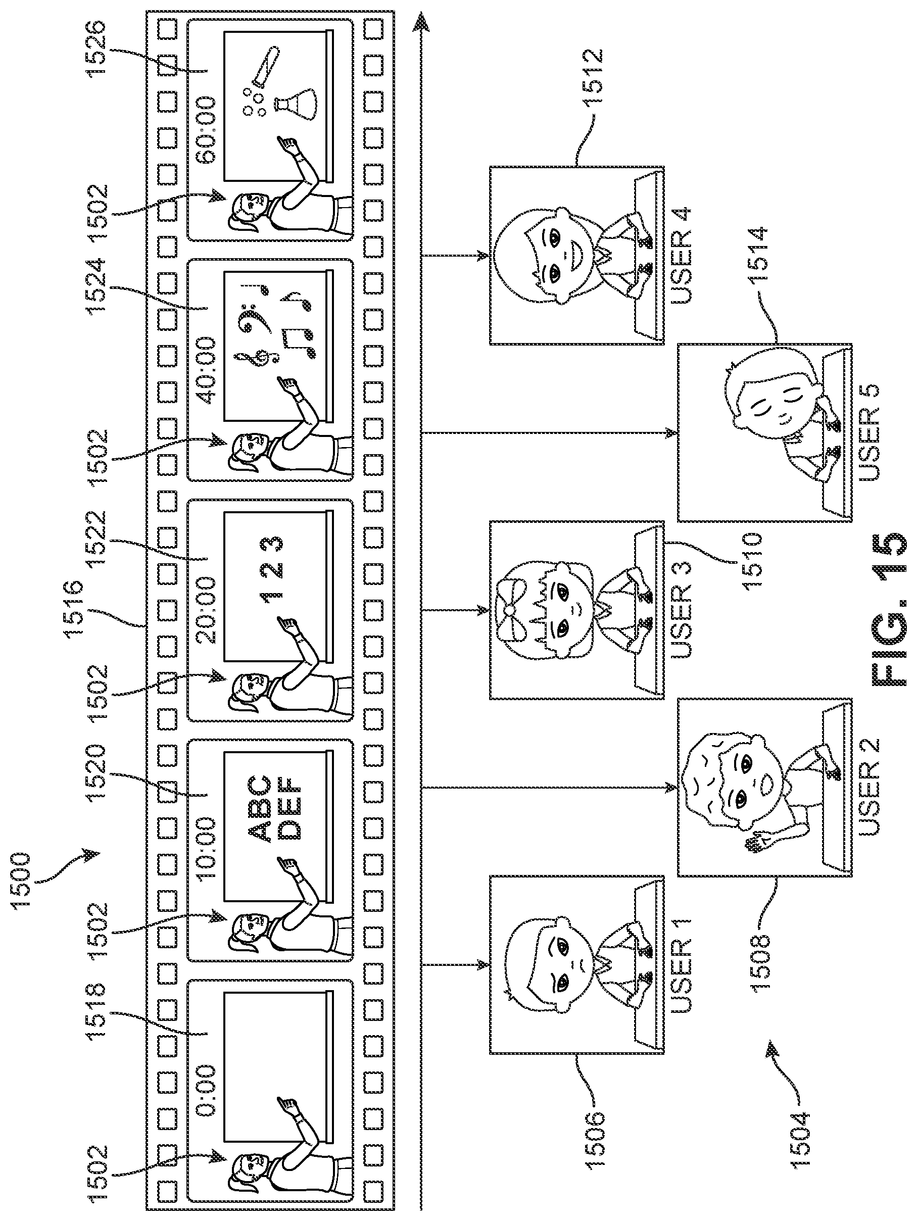 Patent US12309529 Figure 15 – System and method for an interactive digitally rendered avatar of a subject person