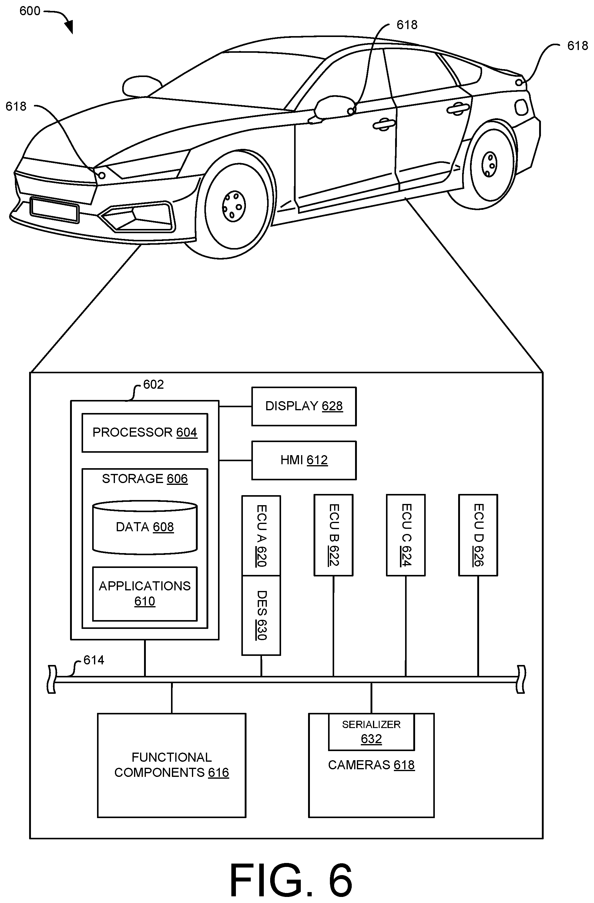 Patent US12309532 Figure 6 – Ultra-high resolution concurrent camera stream systems