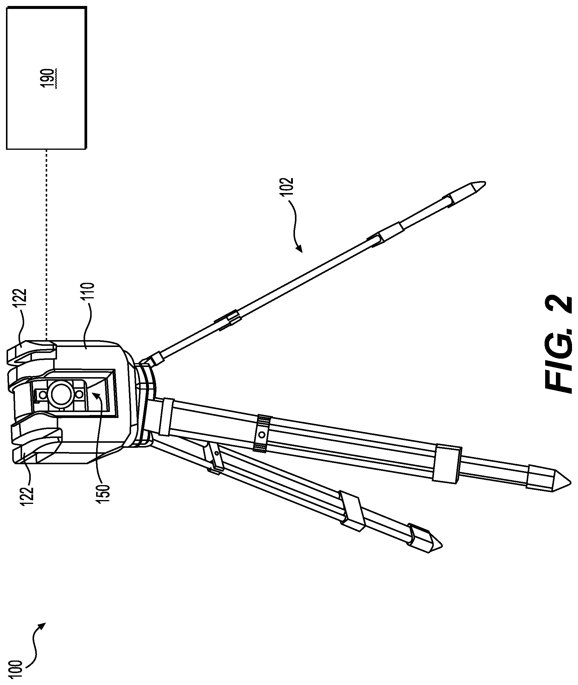 Patent US12309535 Figure 2 – Projection device for displaying construction plans