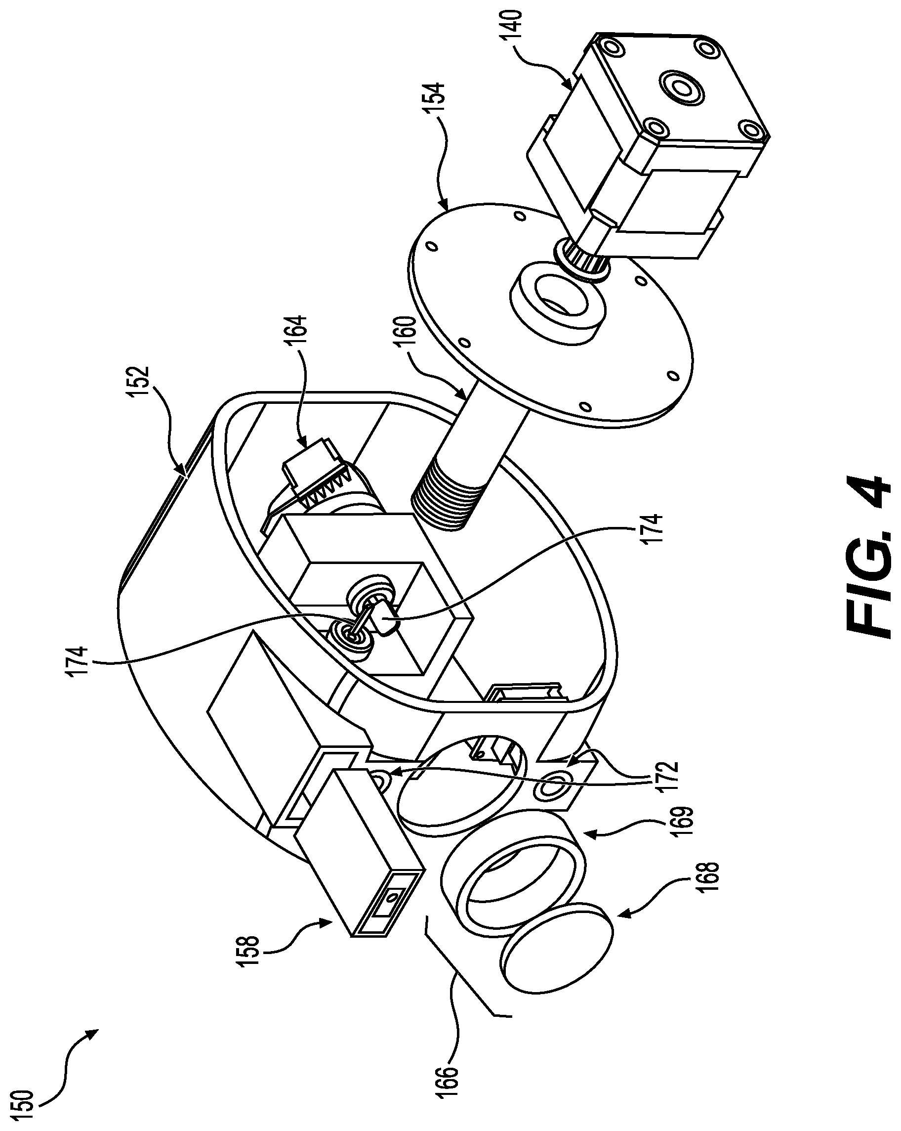 Patent US12309535 Figure 4 – Projection device for displaying construction plans