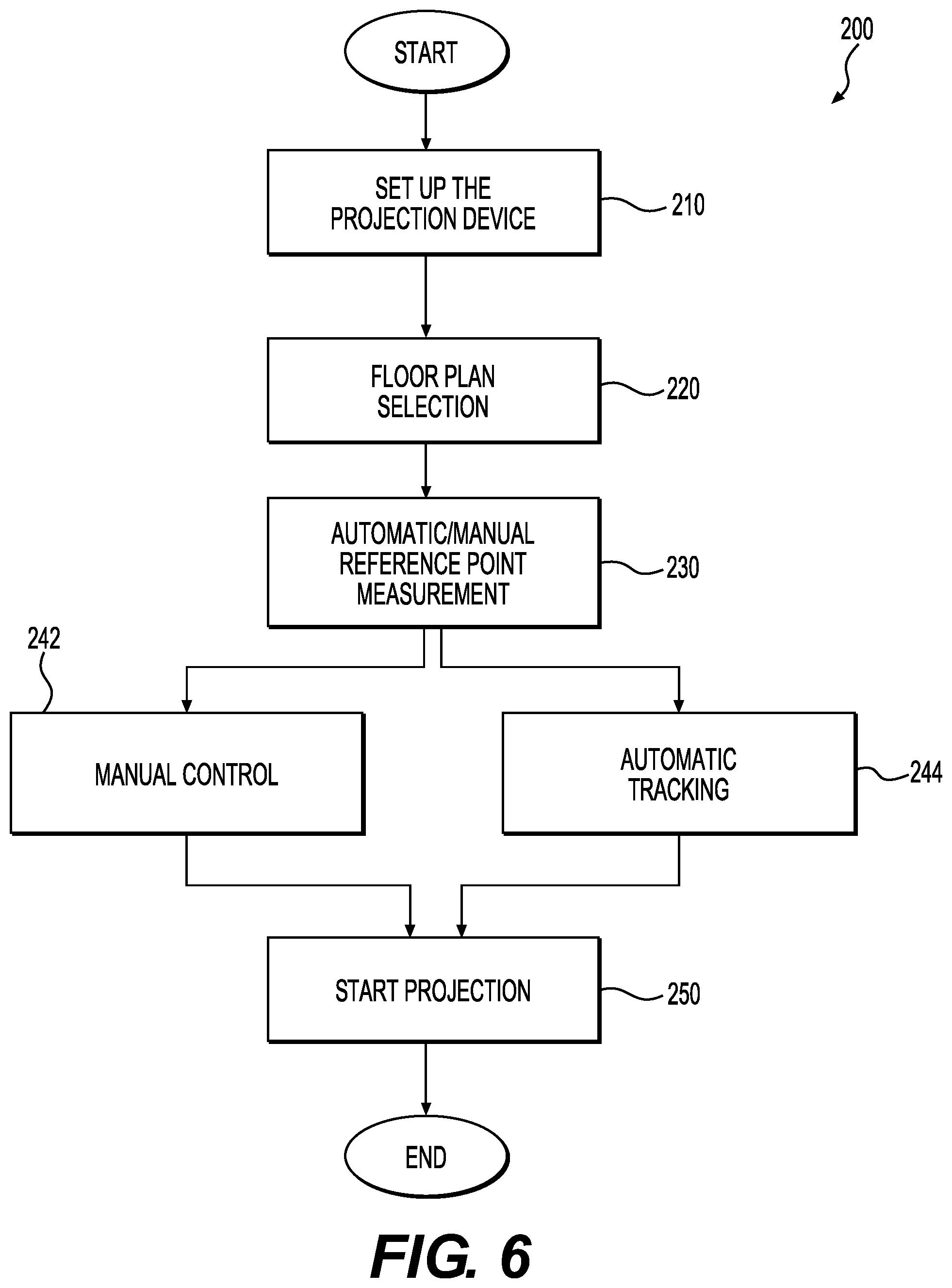 Patent US12309535 Figure 6 – Projection device for displaying construction plans