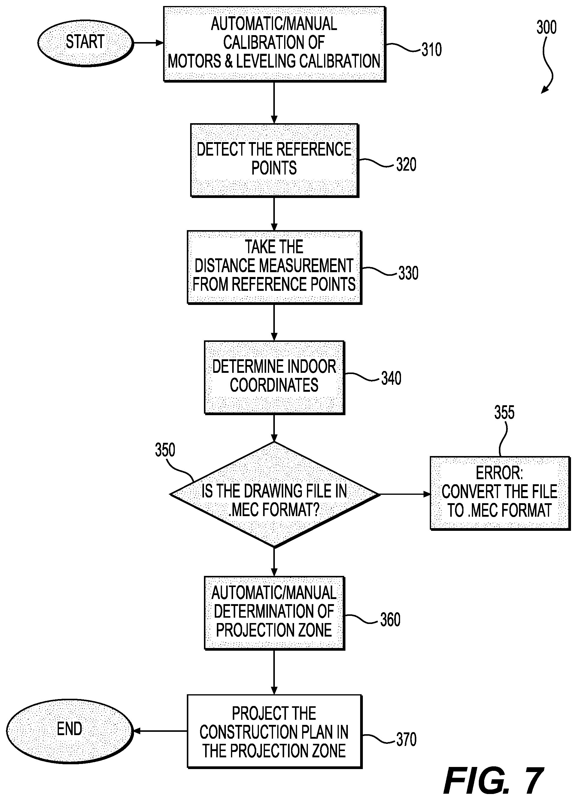 Patent US12309535 Figure 7 – Projection device for displaying construction plans
