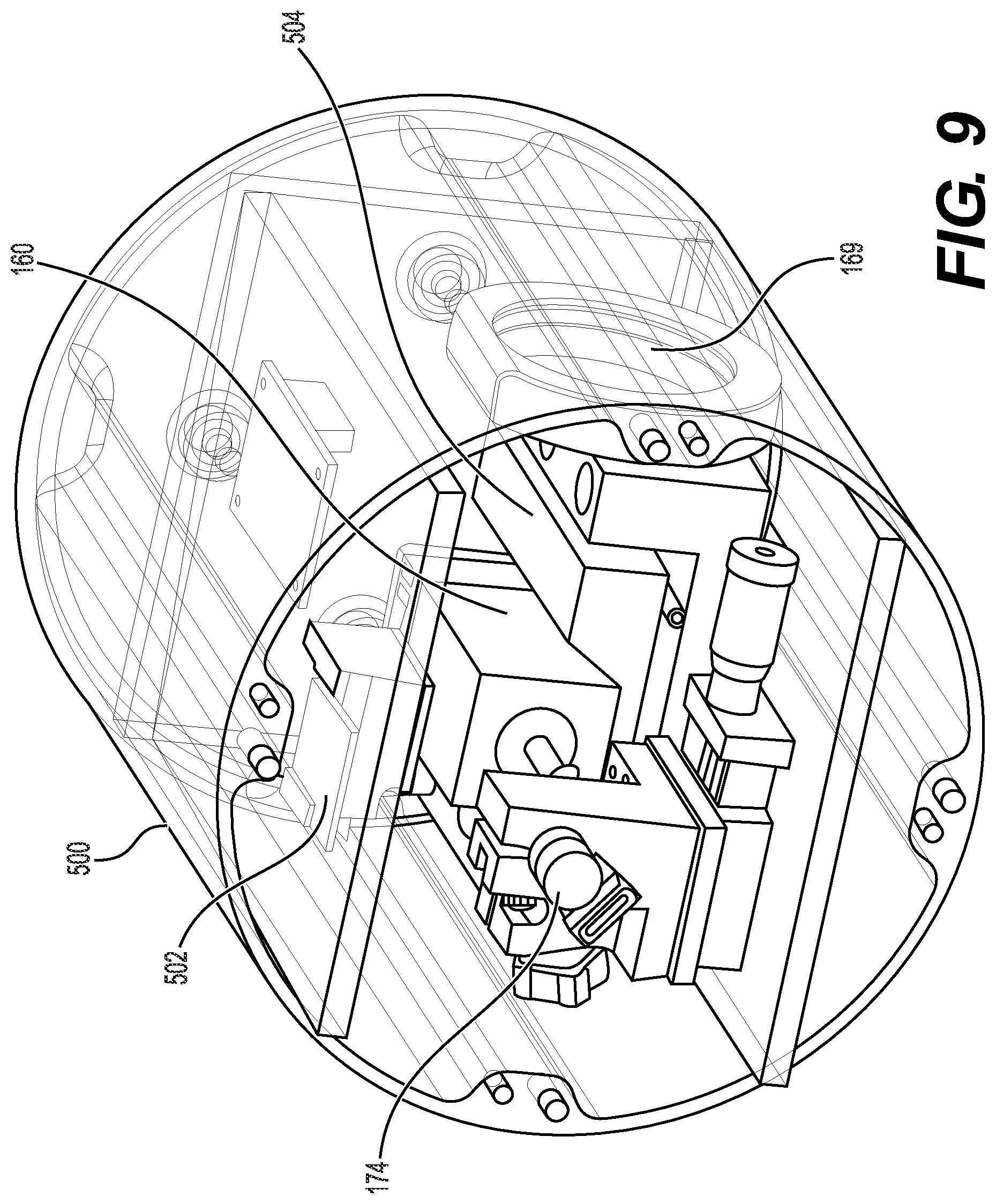 Patent US12309535 Figure 9 – Projection device for displaying construction plans