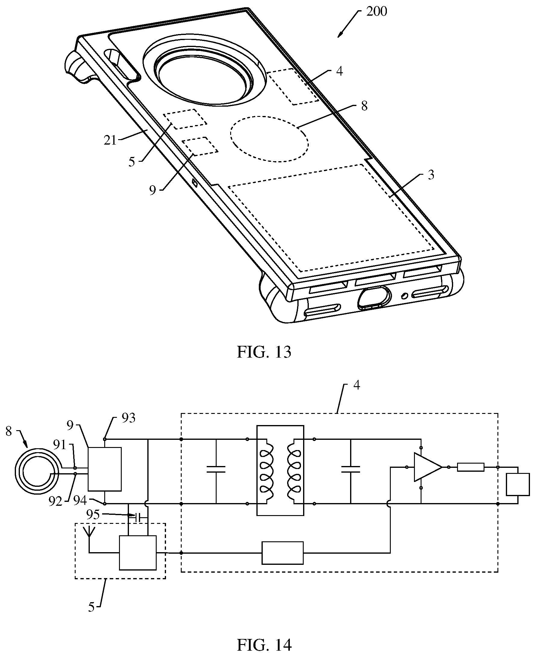 Patent US12309539 Figure 8 – Terminal protective case and audio playback system